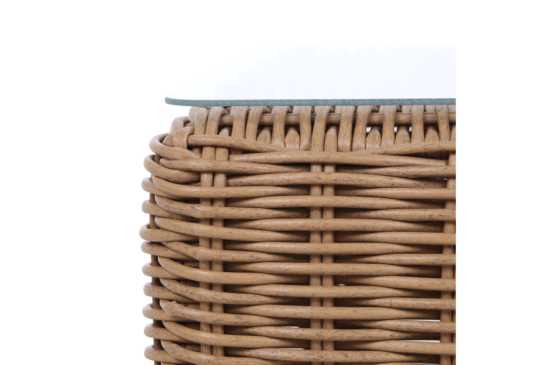 Narożne meble ogrodowe technorattanowe Umbria Beige / Taupe Melange