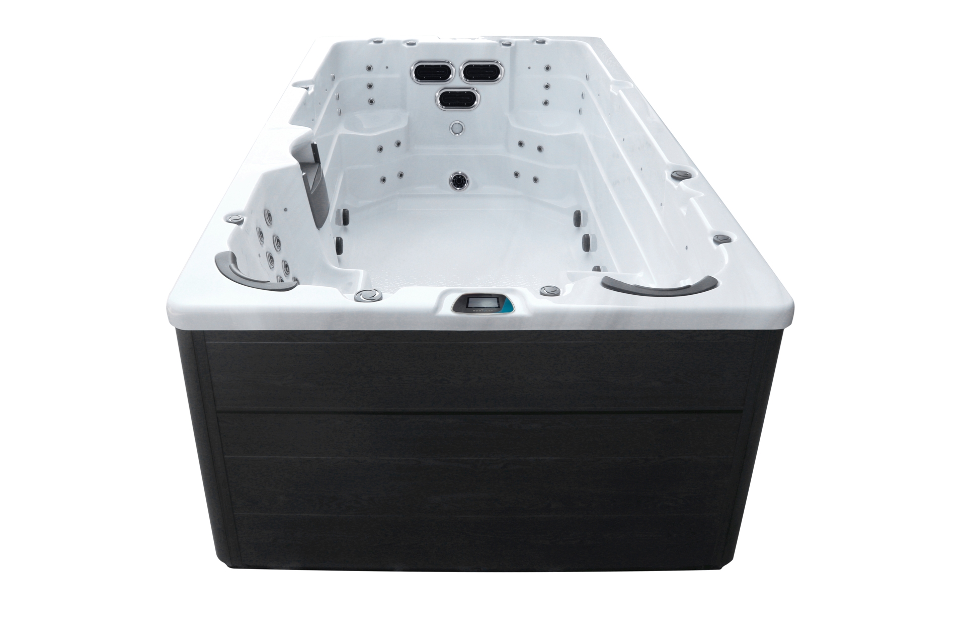 Basen ogrodowy z przeciwprądem i hydromasażem Hanscraft Odin 450 x 228 cm - całoroczny - 63 dysze Basen ogrodowy z przeciwprądem i hydromasażem Hanscraft Odin 450 x 228 cm