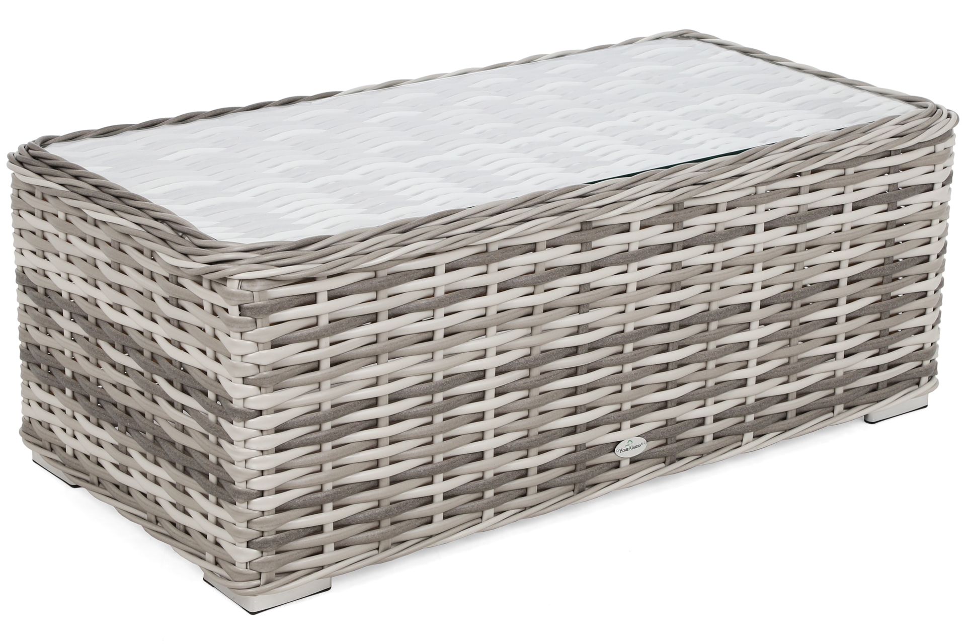 Meble ogrodowe technorattanowe Foggia Light Grey / Grey Melange