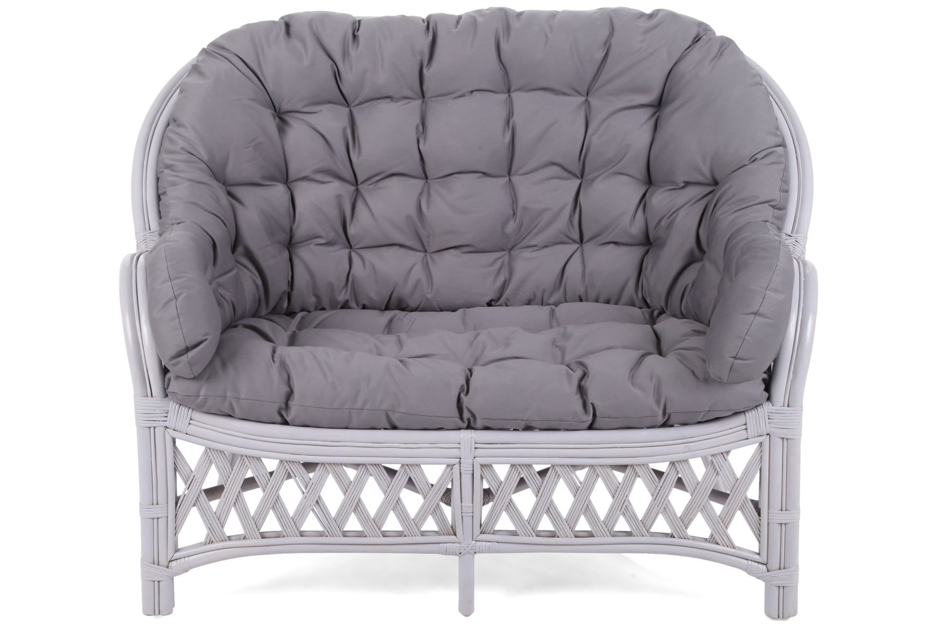 Meble ogrodowe rattanowe Diego Light Grey / Grey 3+1