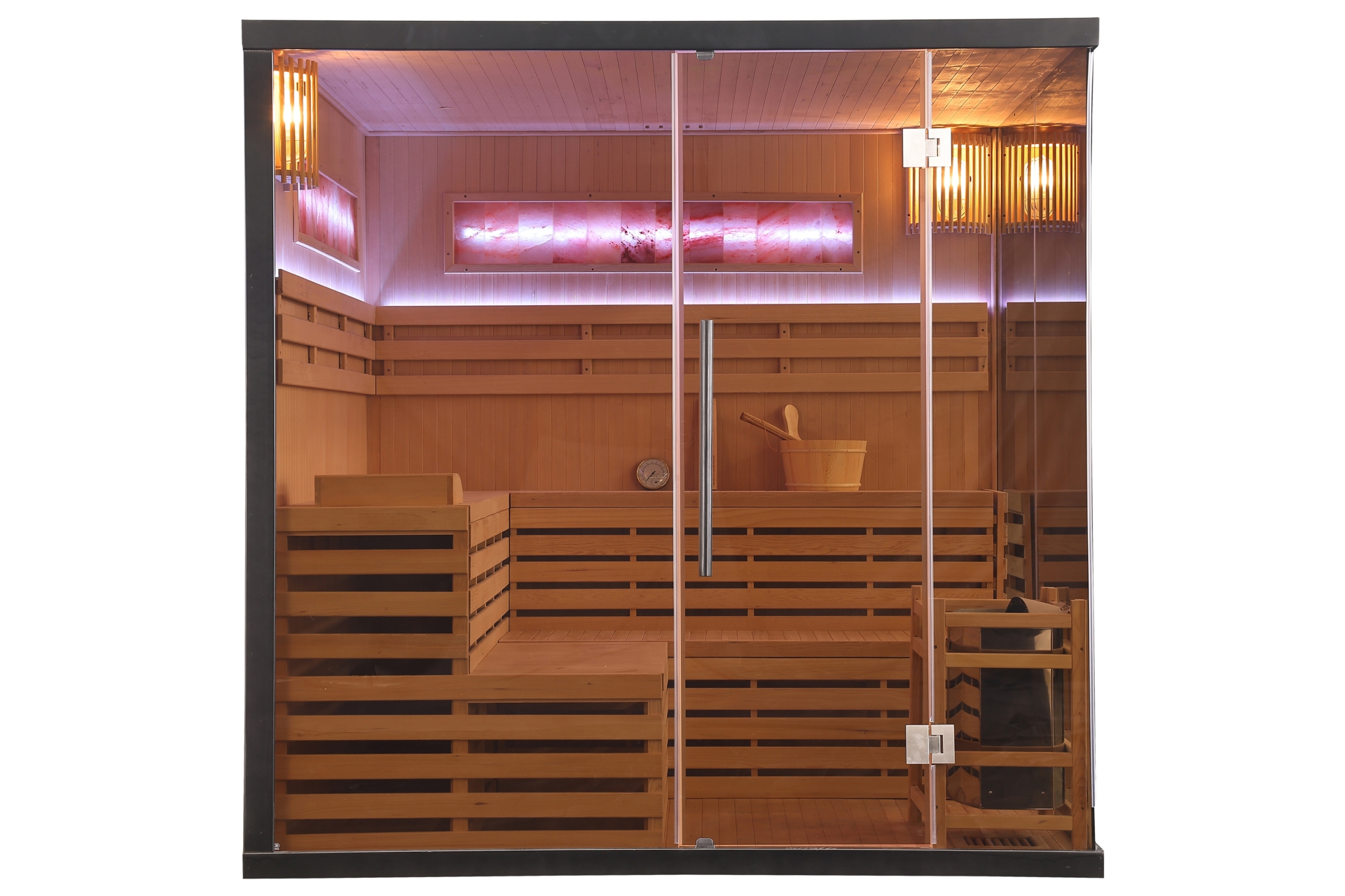 Sauna fińska Nordum Solea Edge 4-osobowa czarna