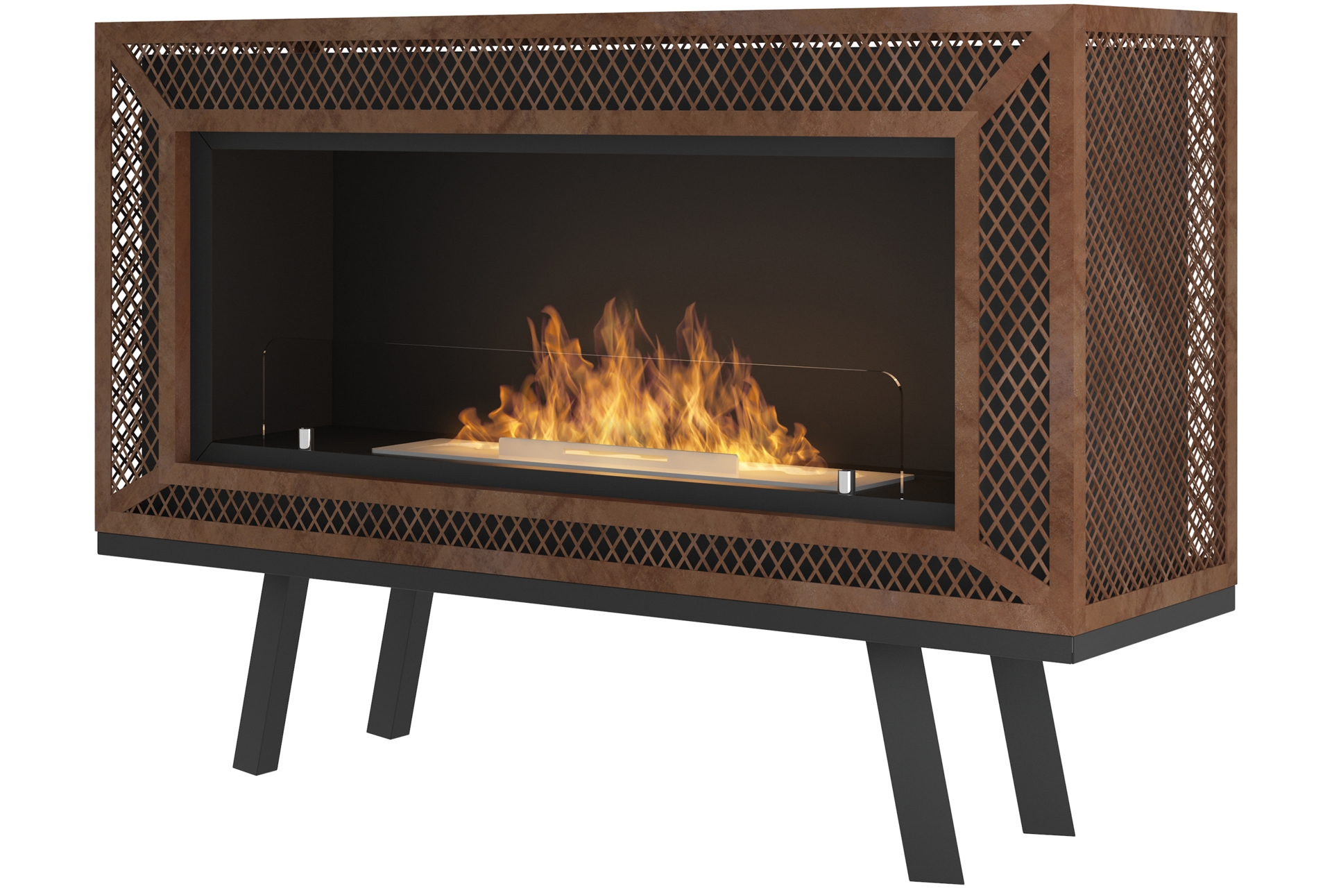 Biokominek prostokątny Infire Industrial Biokominek Infire Industrial