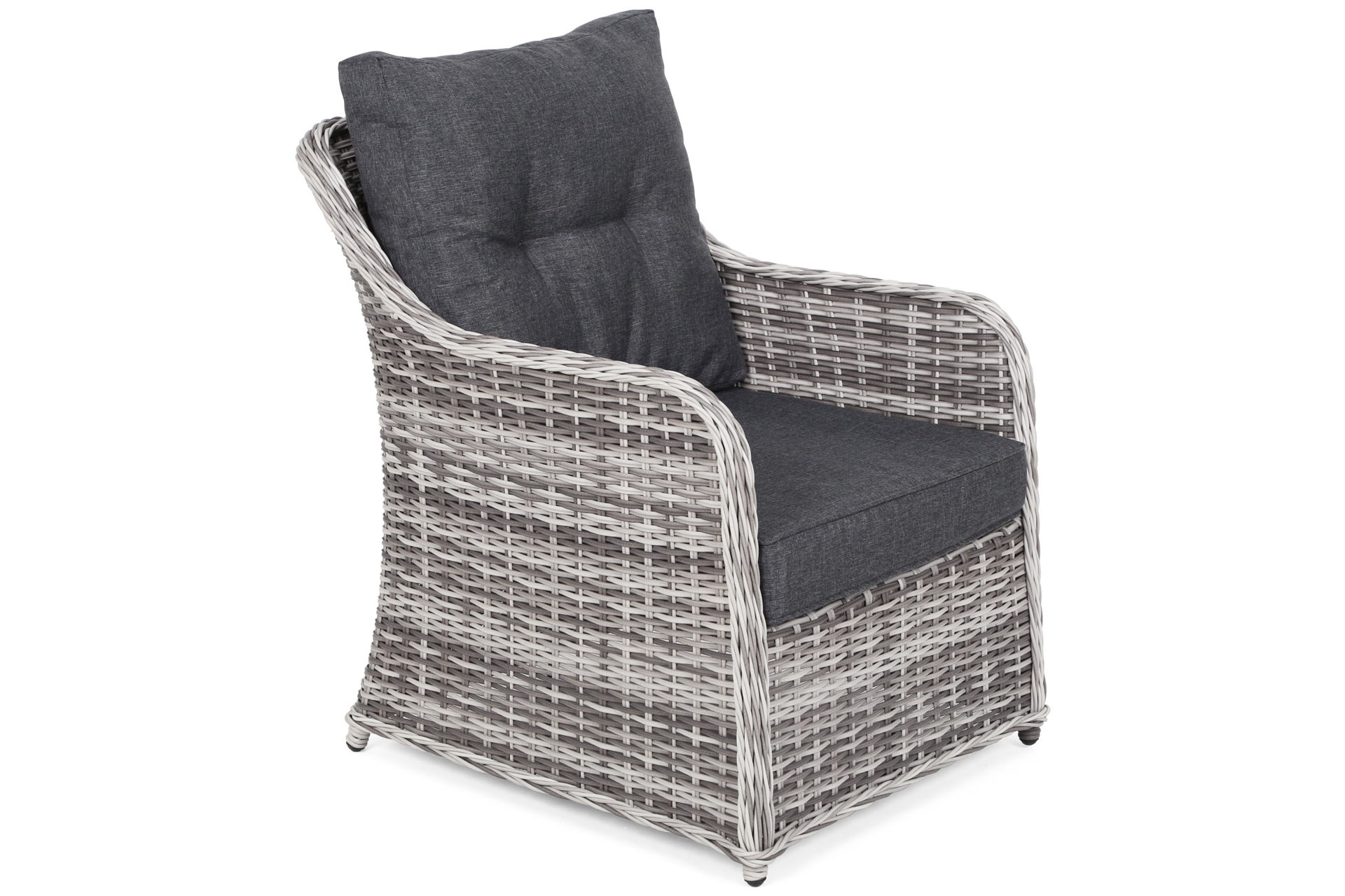 Meble ogrodowe technorattanowe Bergamo Light Grey / Grey Melange