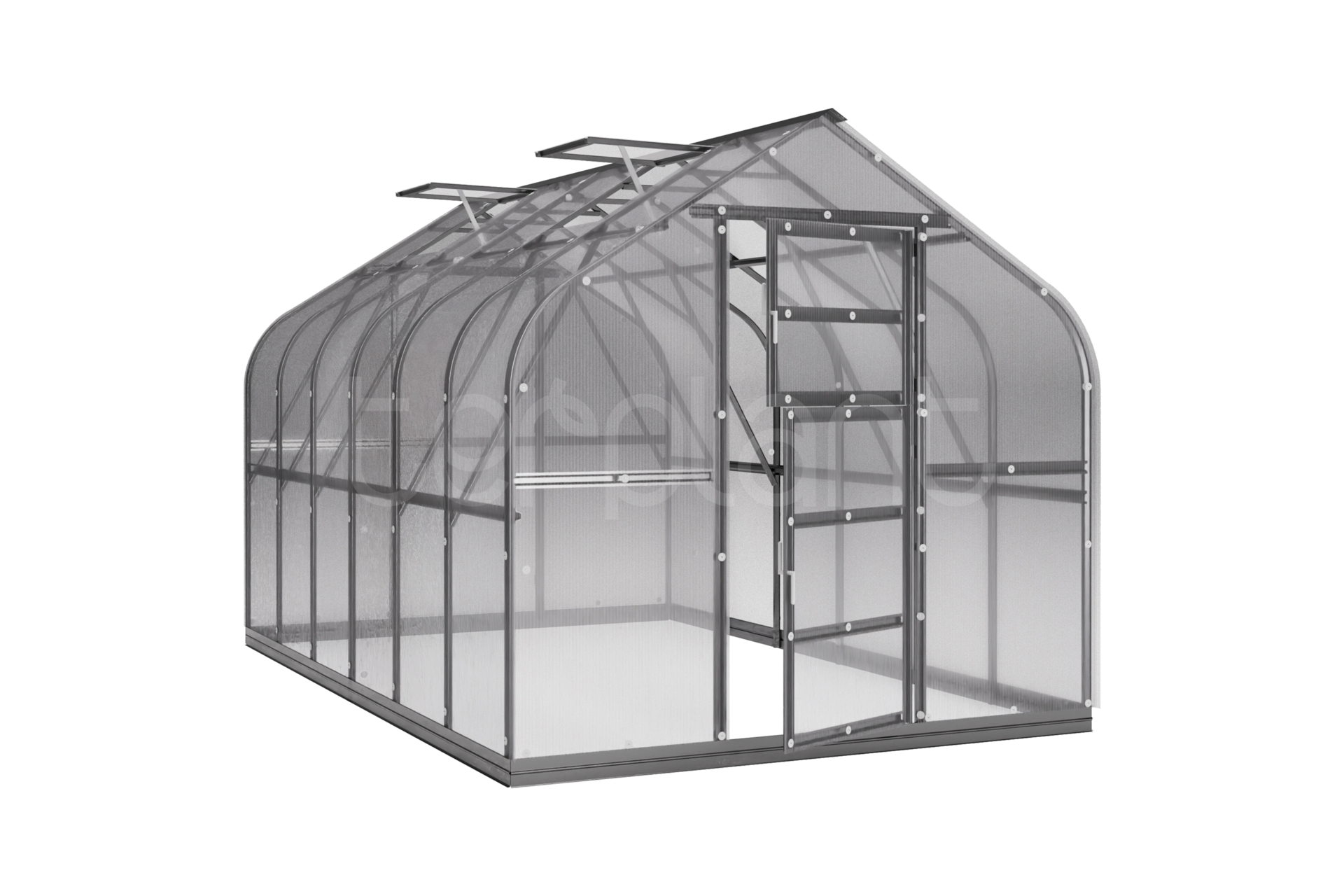 Szklarnia ogrodowa z poliwęglanu Terplant Pro 2,5x4 m