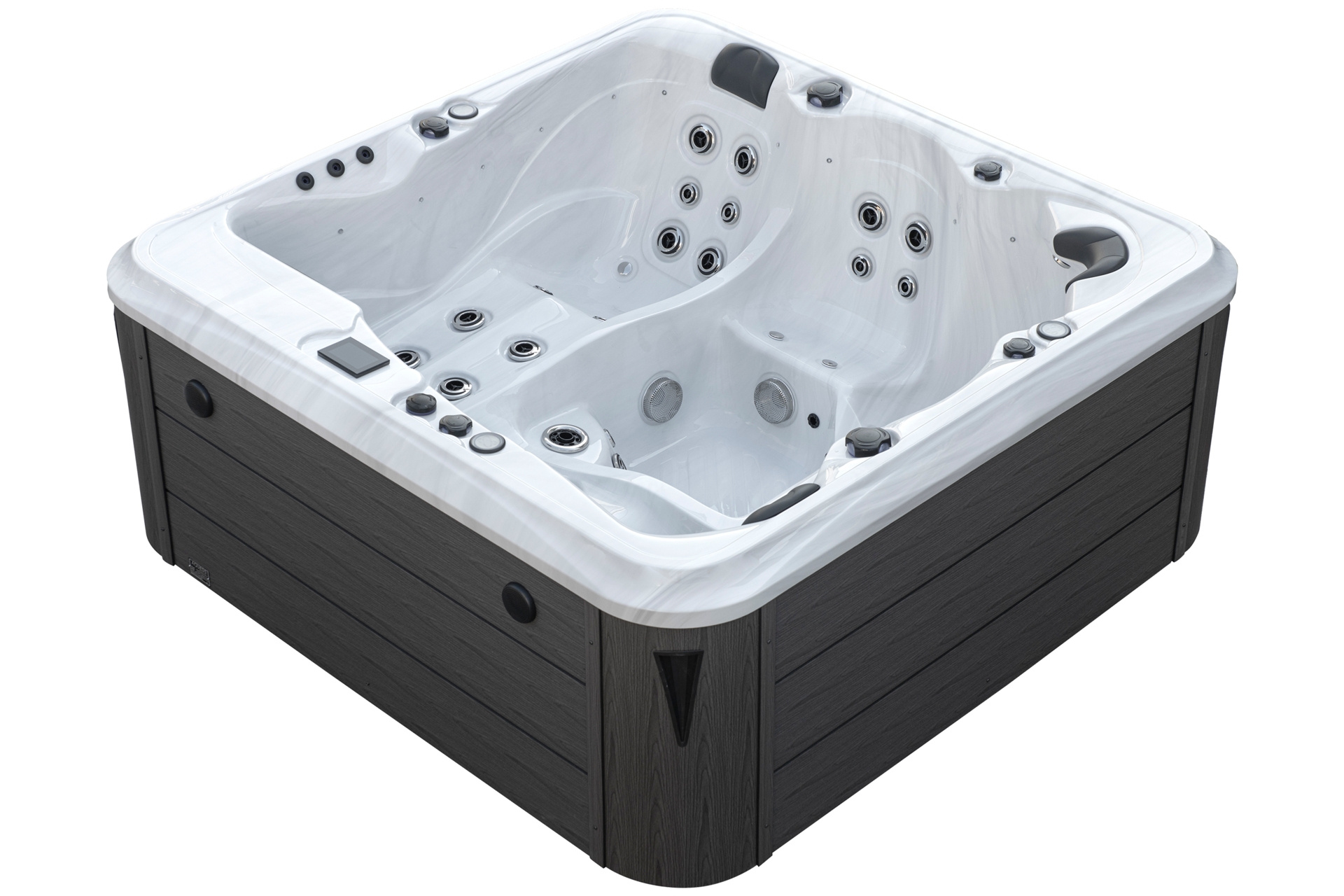 Wanna ogrodowa z hydromasażem Aquess Nevara 5752 3-osobowa