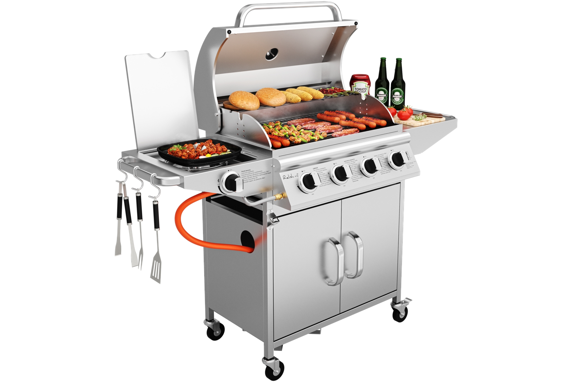 Grill gazowy Köler Relish V2 Silver