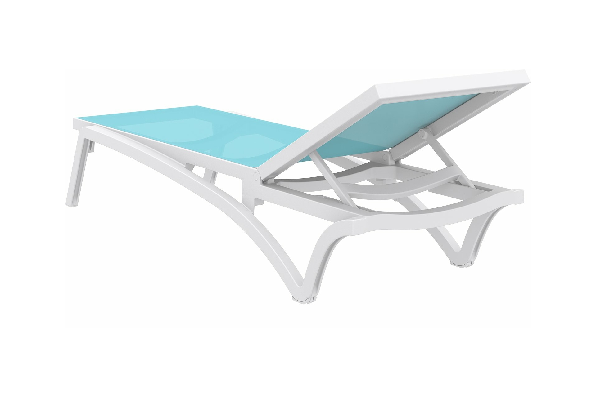 Leżak ogrodowy Siesta Pacific White / Turquoise