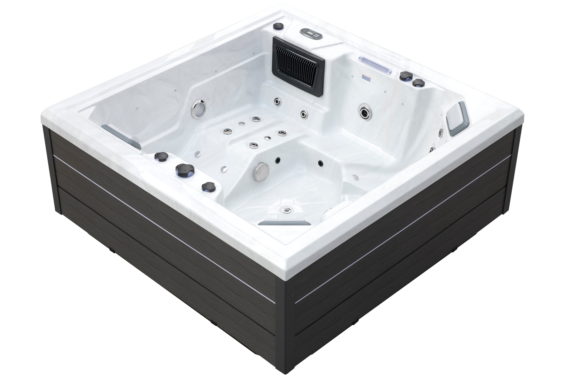 Wanna ogrodowa z hydromasażem Aquess Lunari 3101 3-osobowa