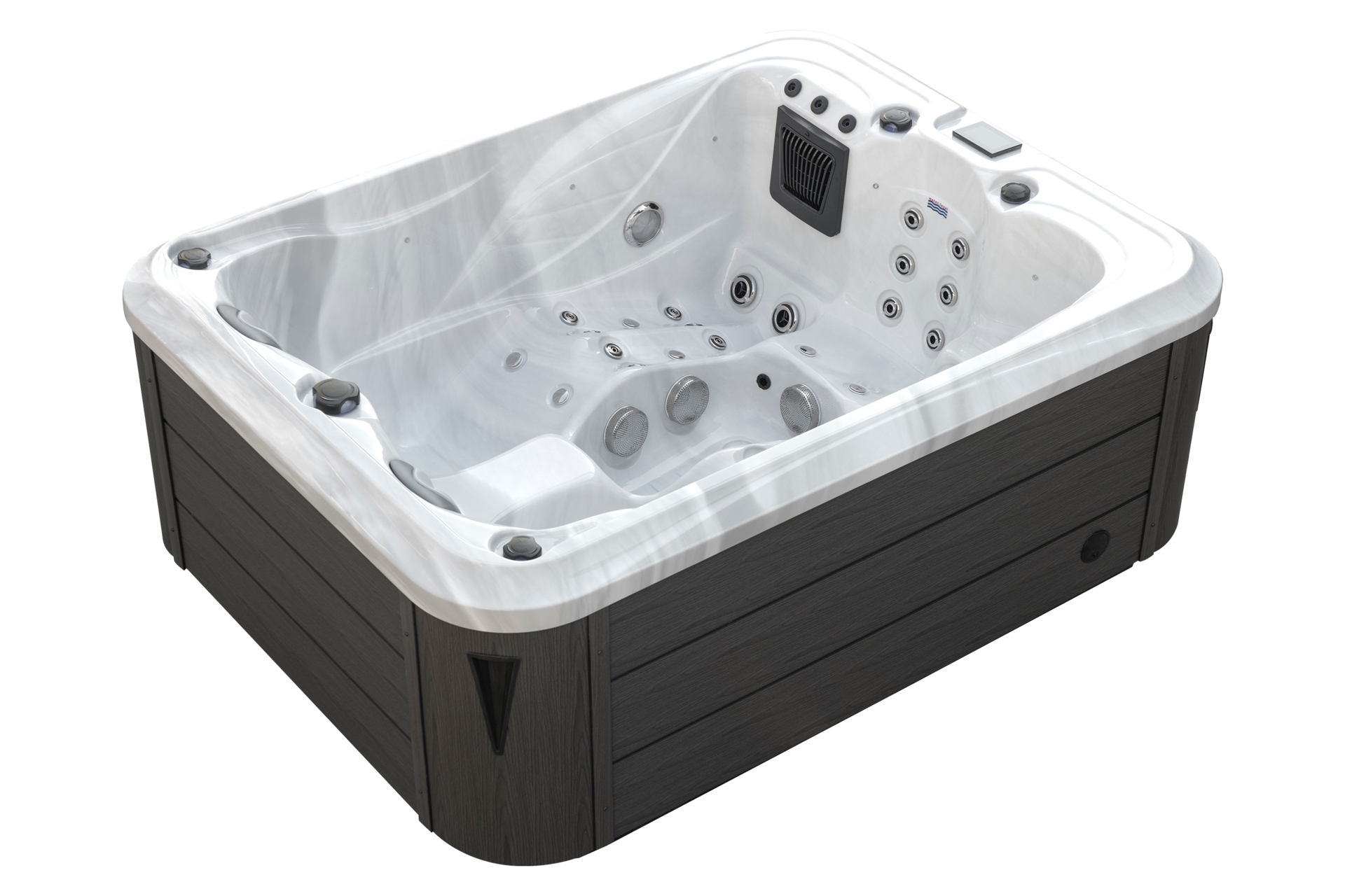 Wanna ogrodowa z hydromasażem Aquess Nevara 2752 3-osobowa