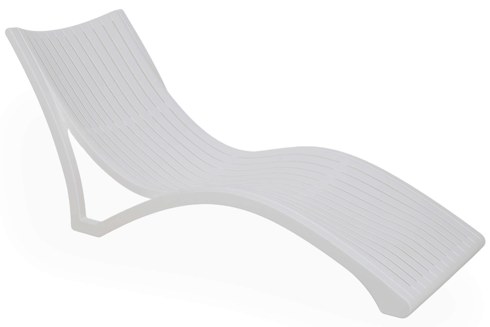 Leżak ogrodowy Portland White