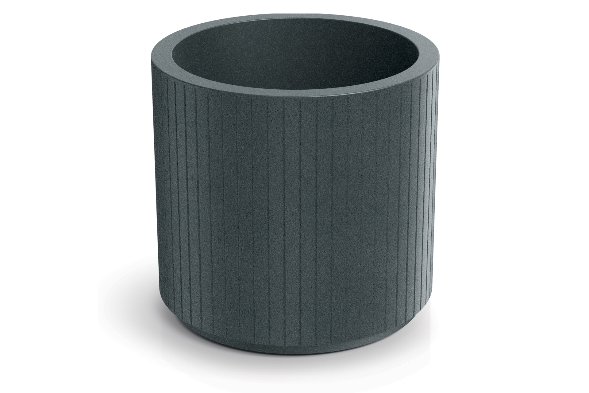 Donica ogrodowa Coro Round Graphite 34 l