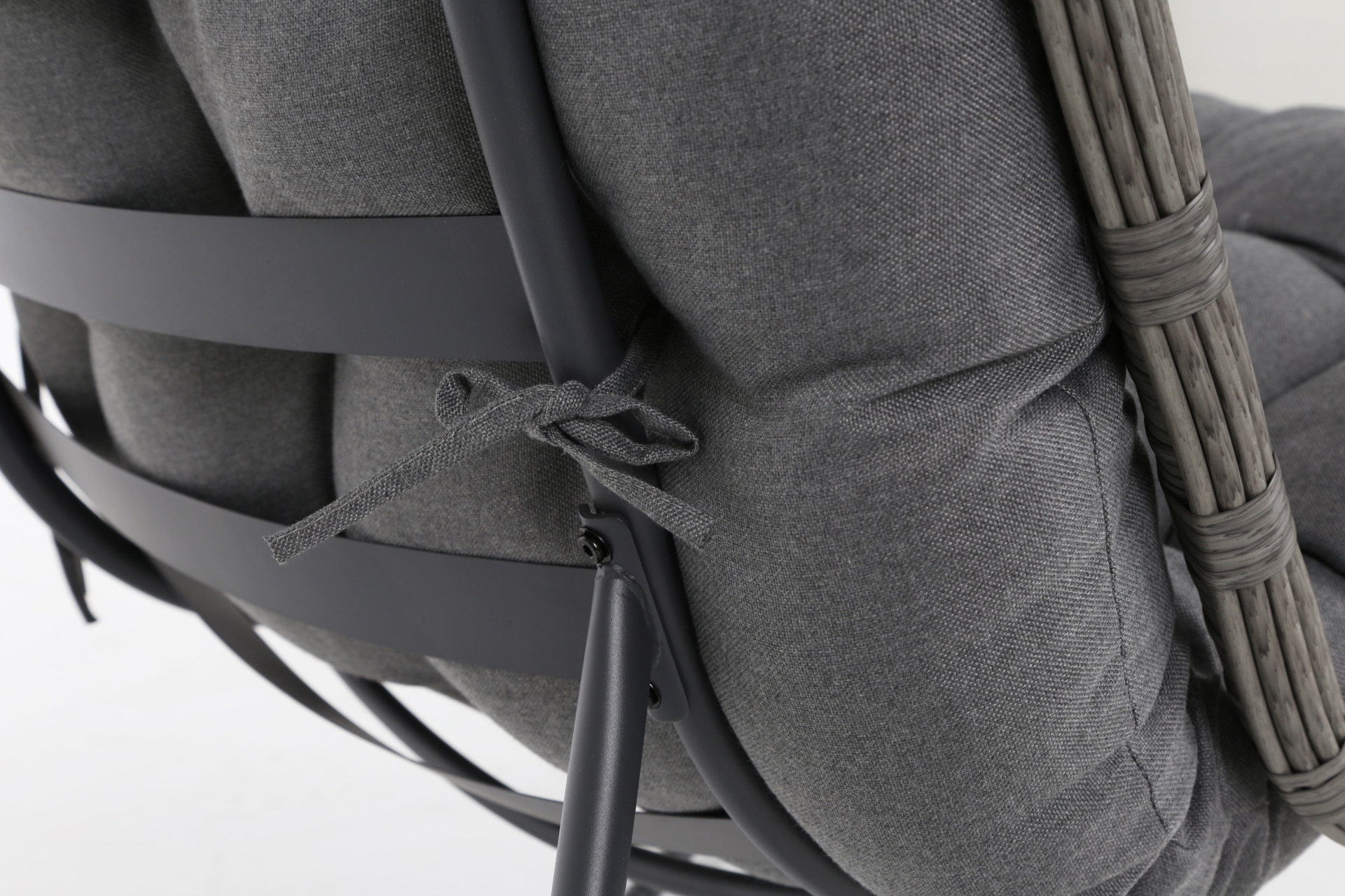 Meble technorattanowe Palermo szare - dla 4 osób Meble ogrodowe technorattanowe Palermo Grey / Grey