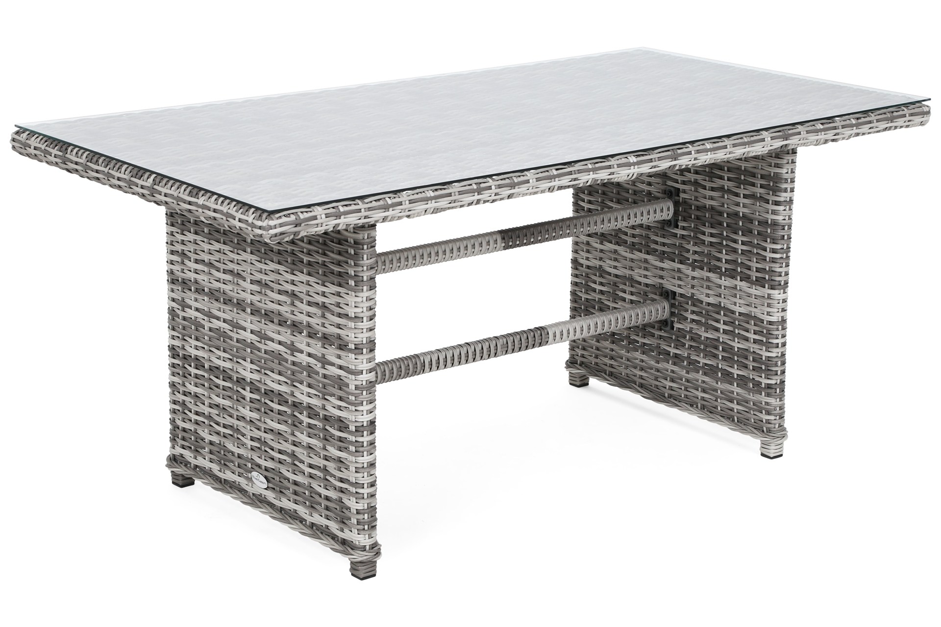 Meble ogrodowe technorattanowe Bergamo Light Grey / Grey Melange