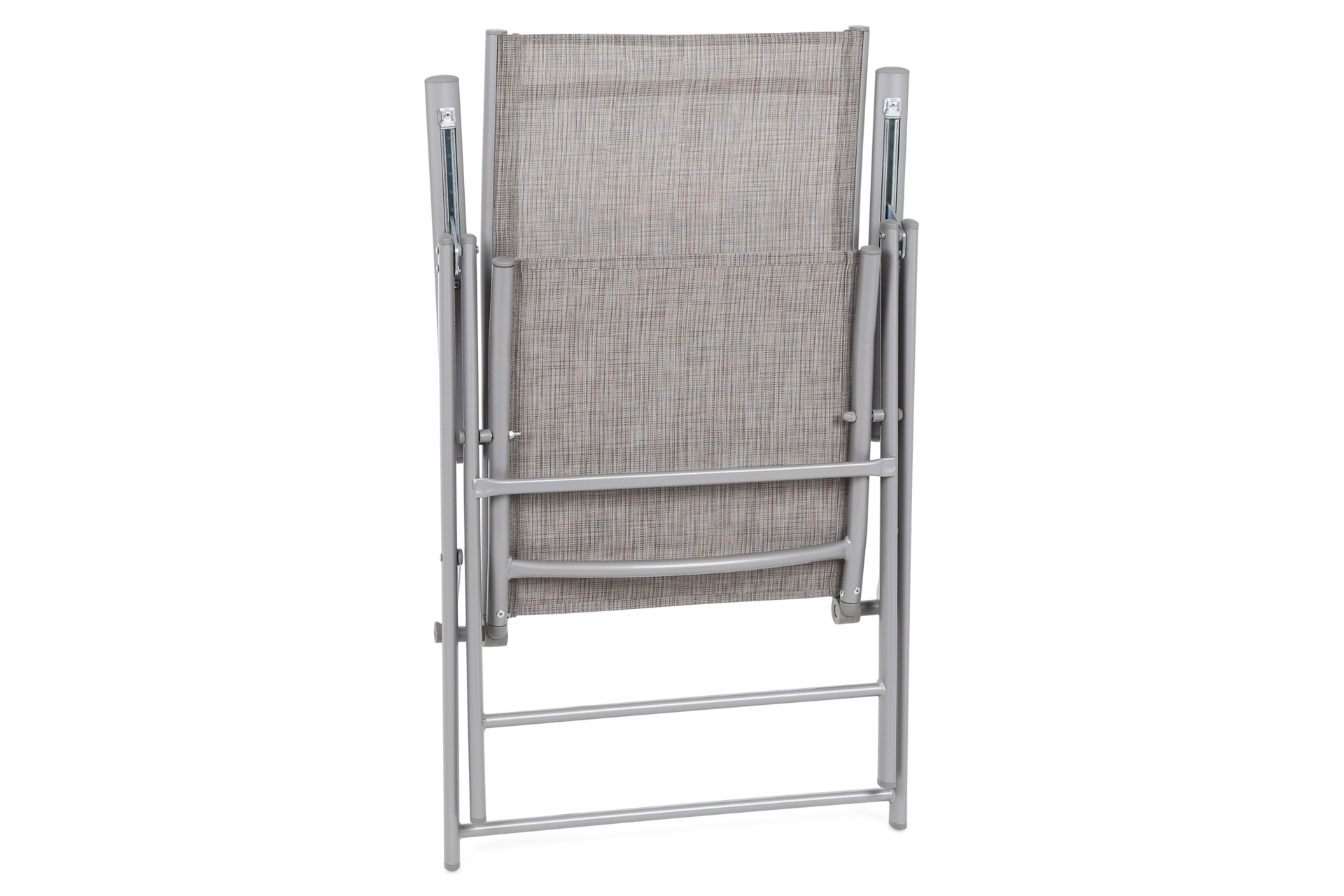 Zestaw krzeseł ogrodowych metalowych Casablanca Silver / Taupe Melange