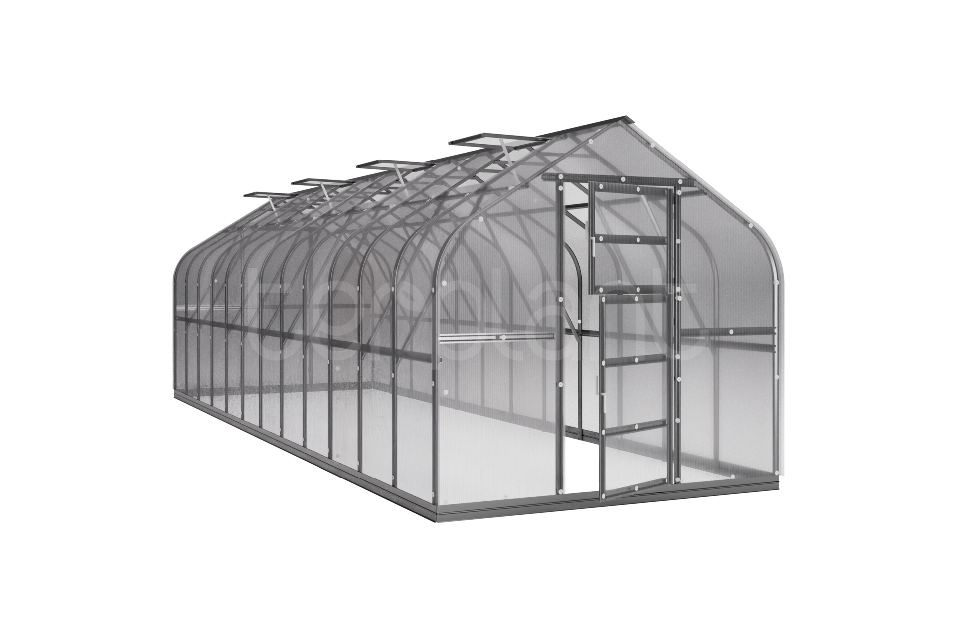 Szklarnia ogrodowa z poliwęglanu Terplant Pro 2,5x8 m