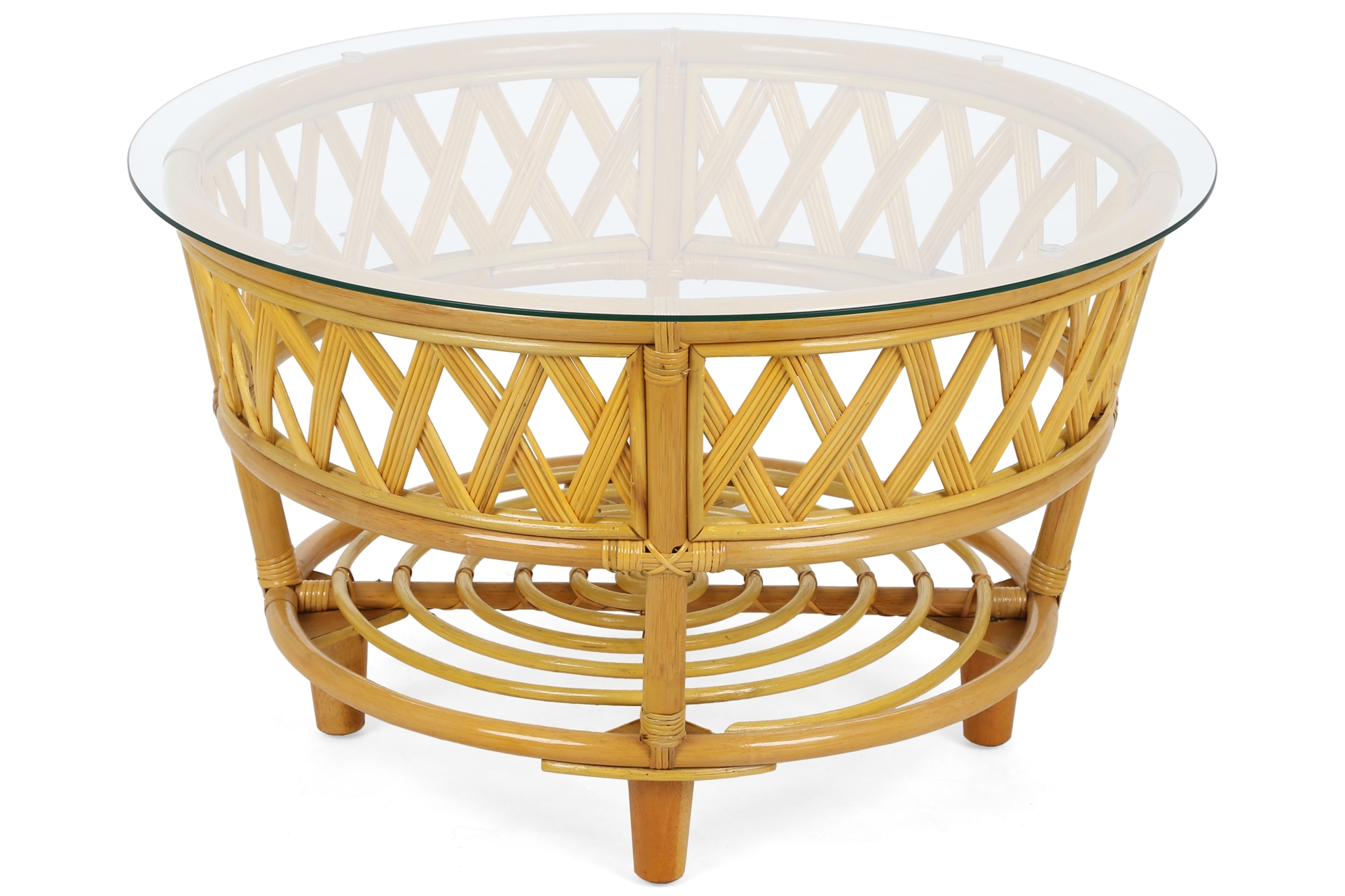 Meble ogrodowe rattanowe Diego Honey / Cream 3+1