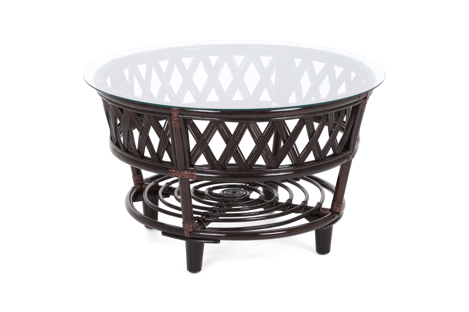 Meble ogrodowe rattanowe Diego Brown / Cappuccino 3+1