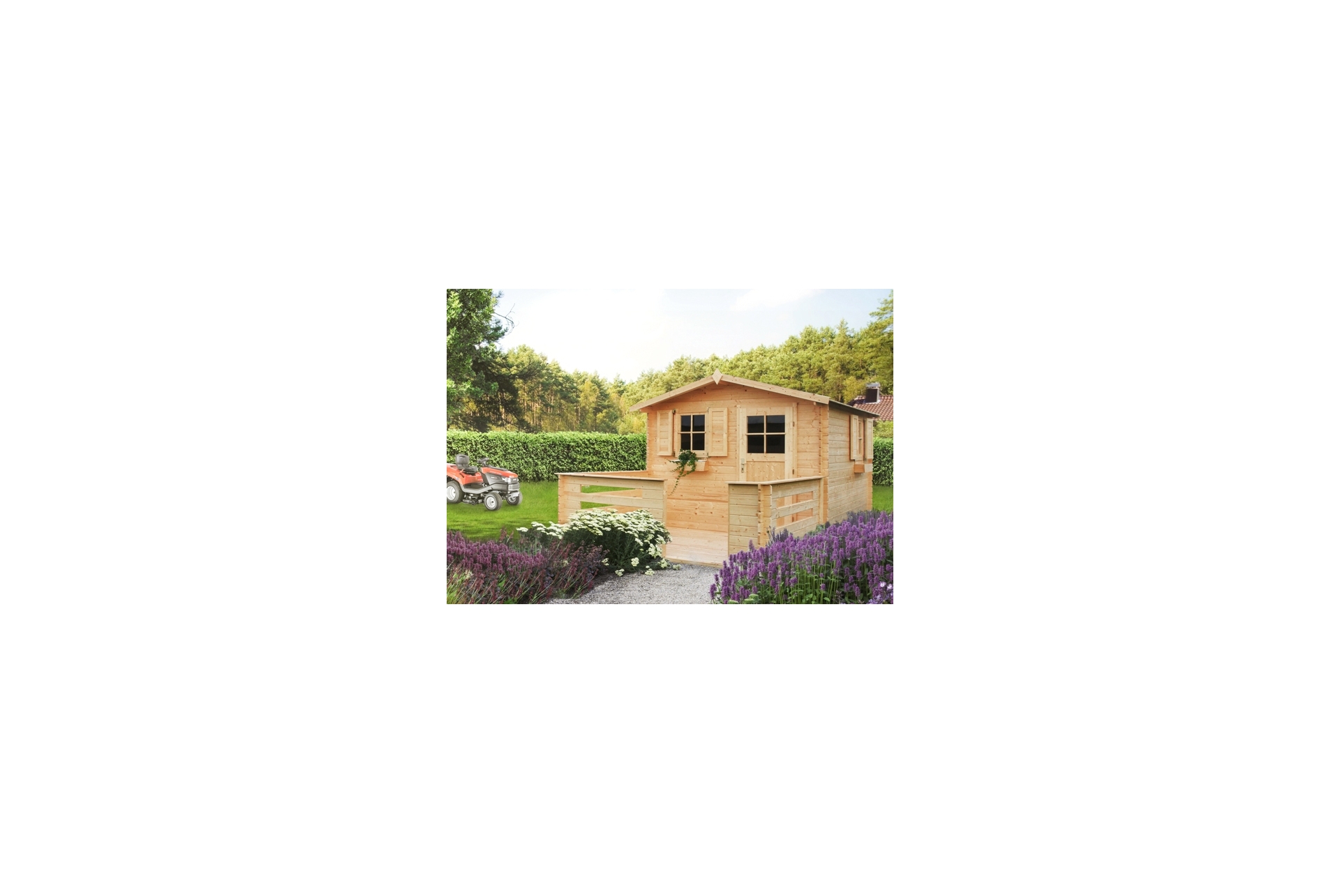 Drewniany domek ogrodowy Megiw Hiacynt 340 x 340 cm Domek ogrodowy Megiw Hiacynt