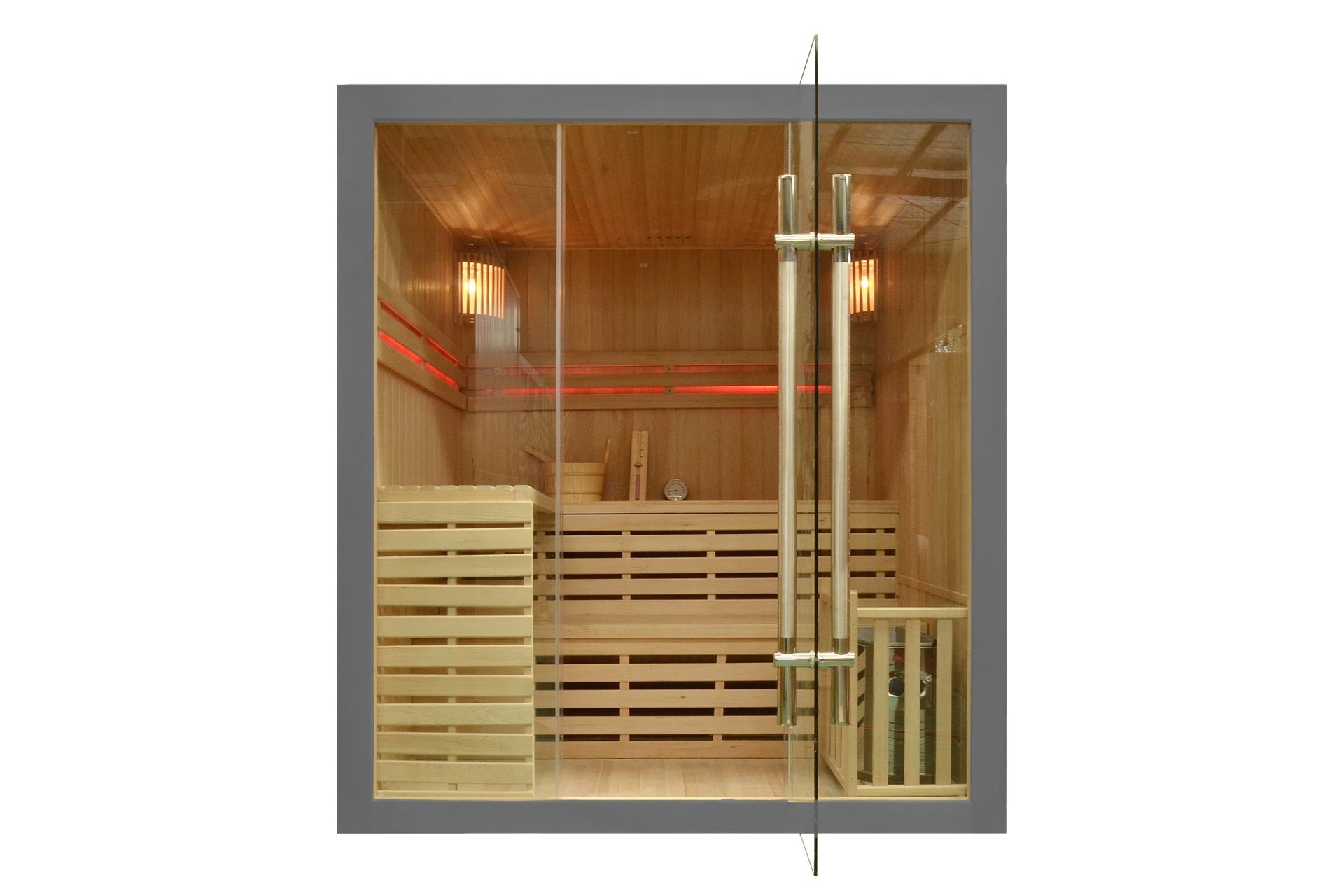 Sauna fińska EA4 Grey z piecem