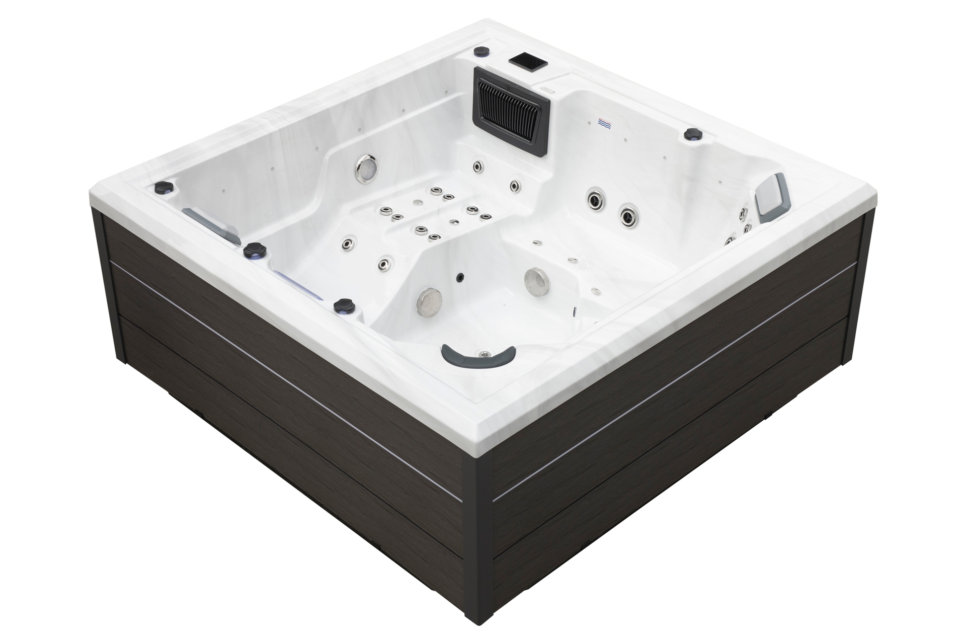 Wanna ogrodowa z hydromasażem Aquess Lunari 5102 5-osobowa