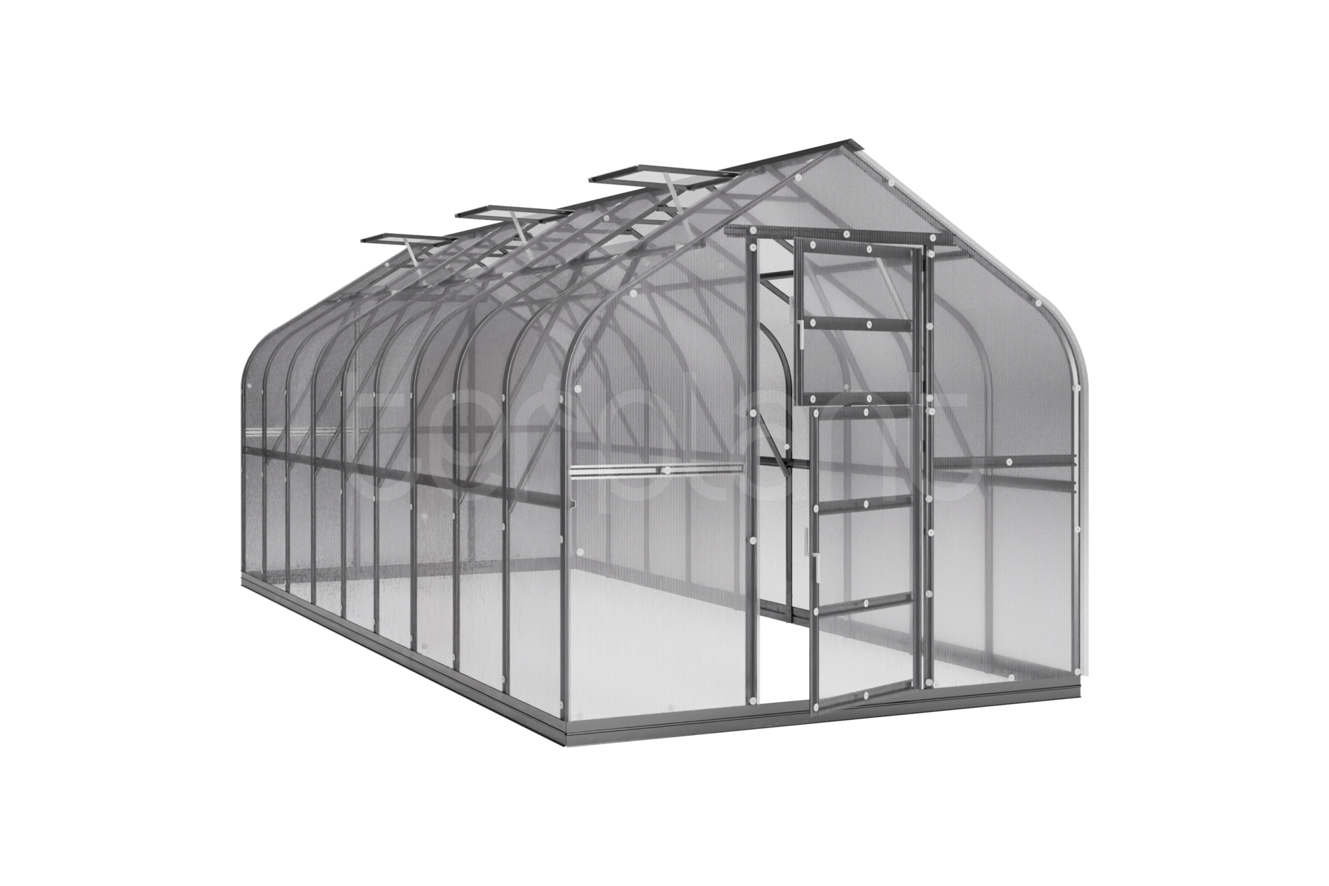 Szklarnia ogrodowa z poliwęglanu Terplant Pro 2,5x6 m