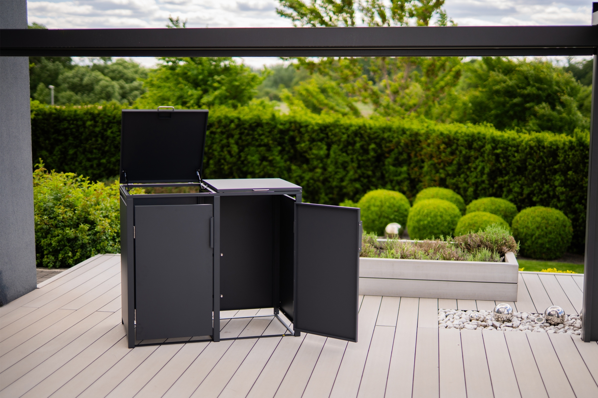 Zabudowa kosza śmietnikowego TOP BOX Basic 2 x 240 l