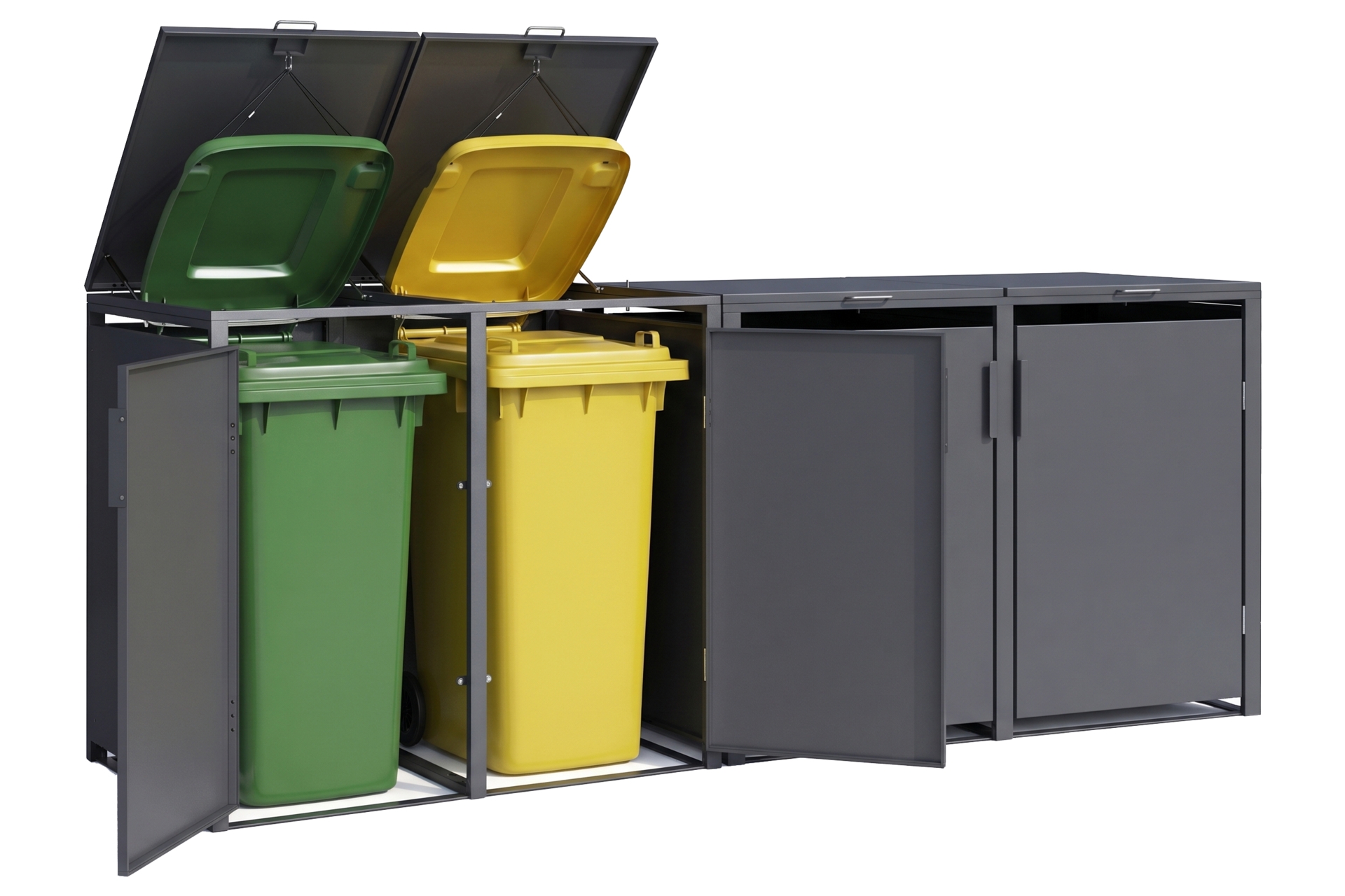 Zabudowa kosza śmietnikowego TOP BOX Basic 4 x 240 l
