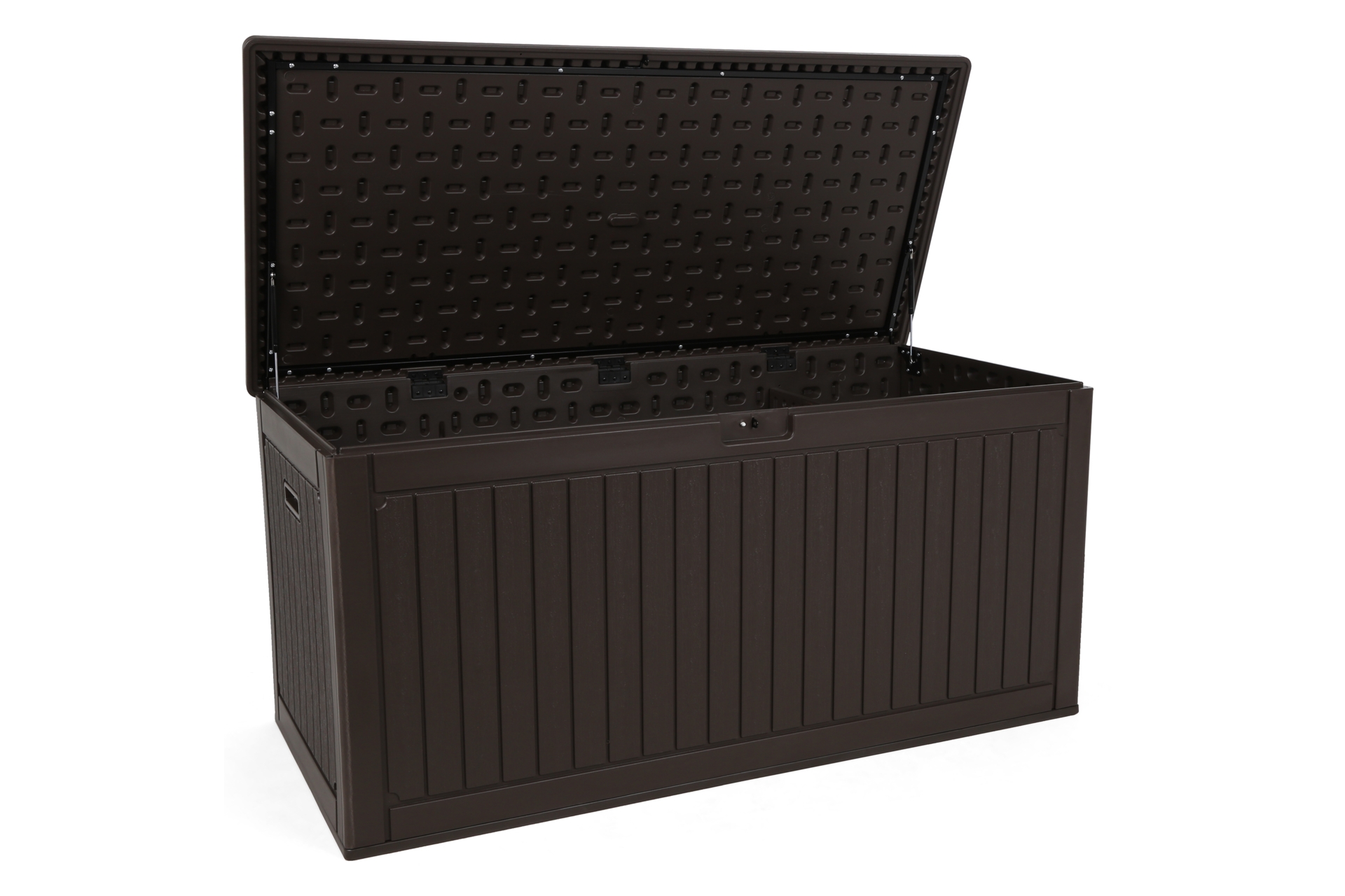 Skrzynia ogrodowa wzmocniona Orebro 984 l Brown