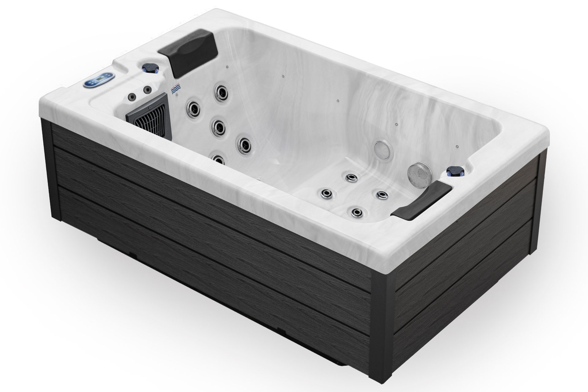 Wanna ogrodowa z hydromasażem Aquess Ellora 1201 2-osobowa poekspozycyjna