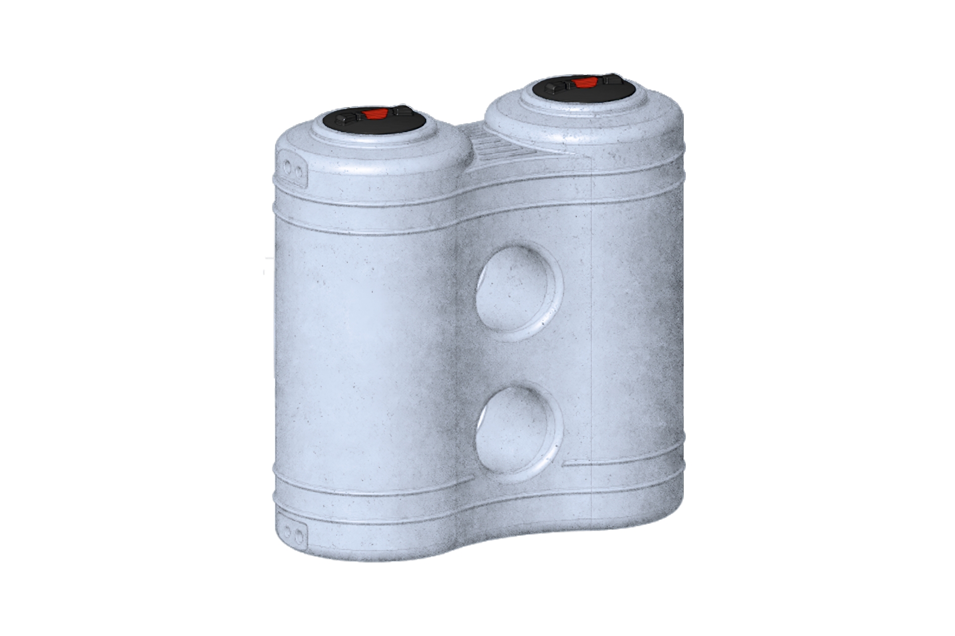 Zbiornik na deszczówkę MPI Rimini 1000 l granitowy