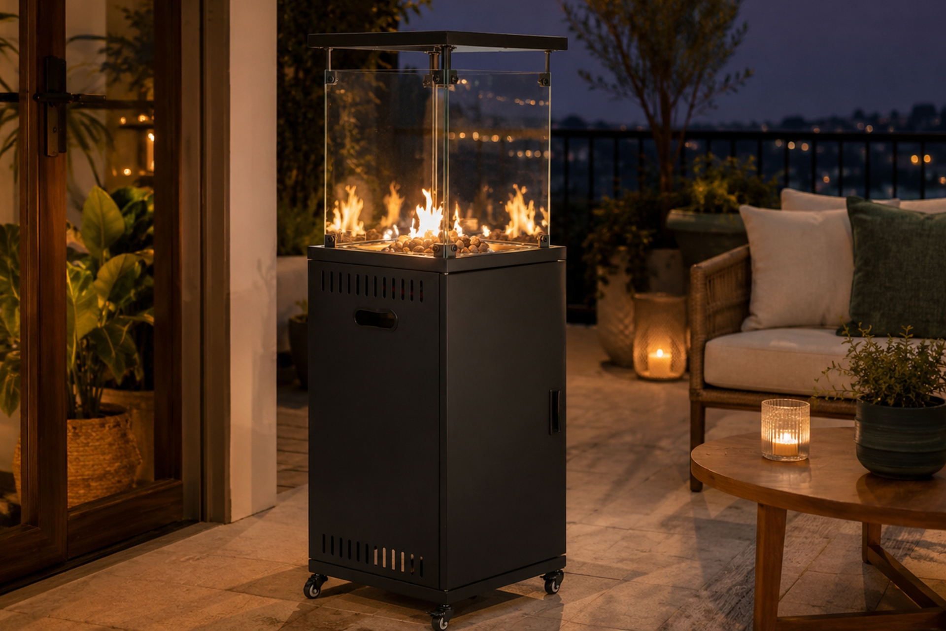 Ogrzewacz tarasowy Spark Black