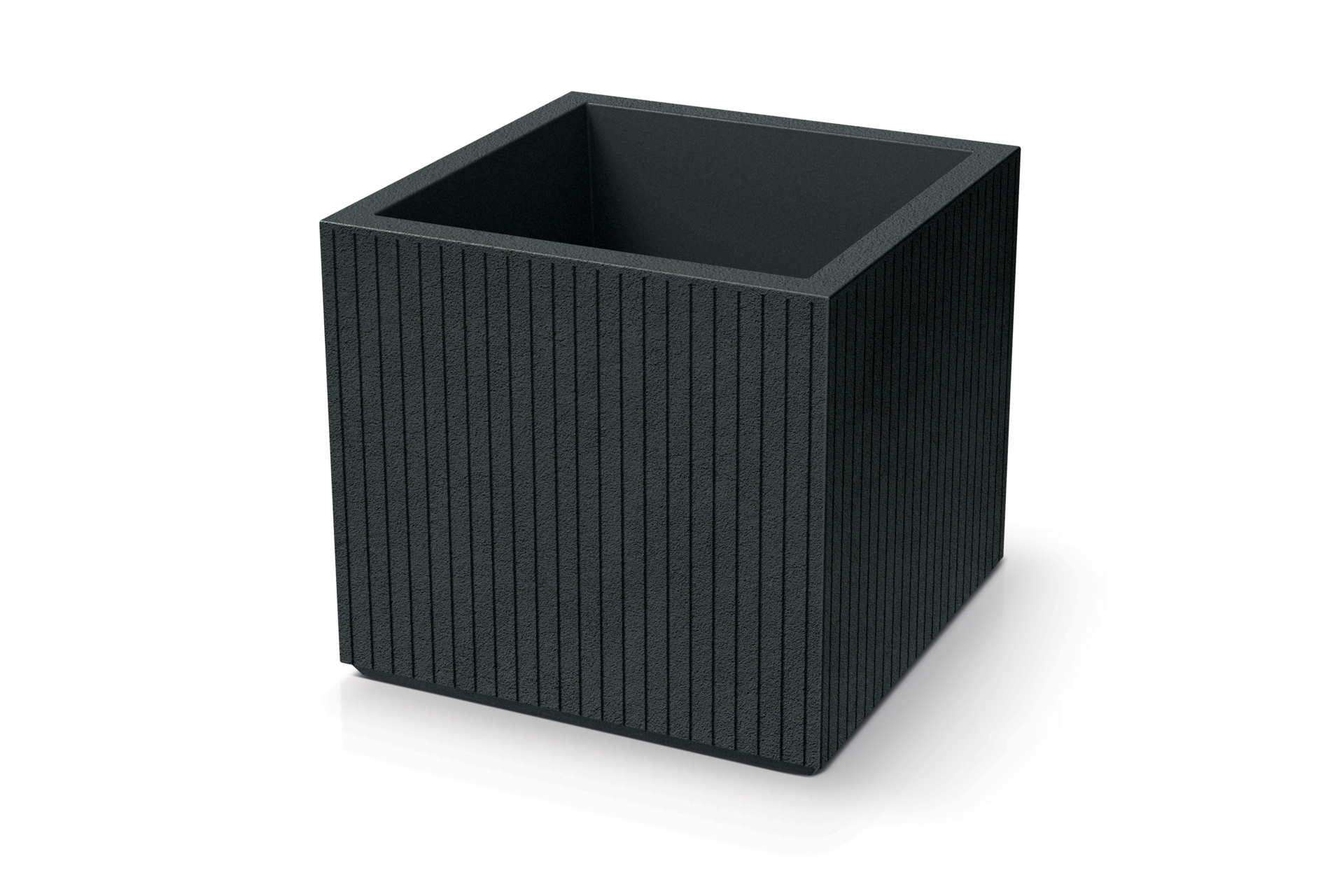 Donica ogrodowa Coro Square Charcoal 47 l