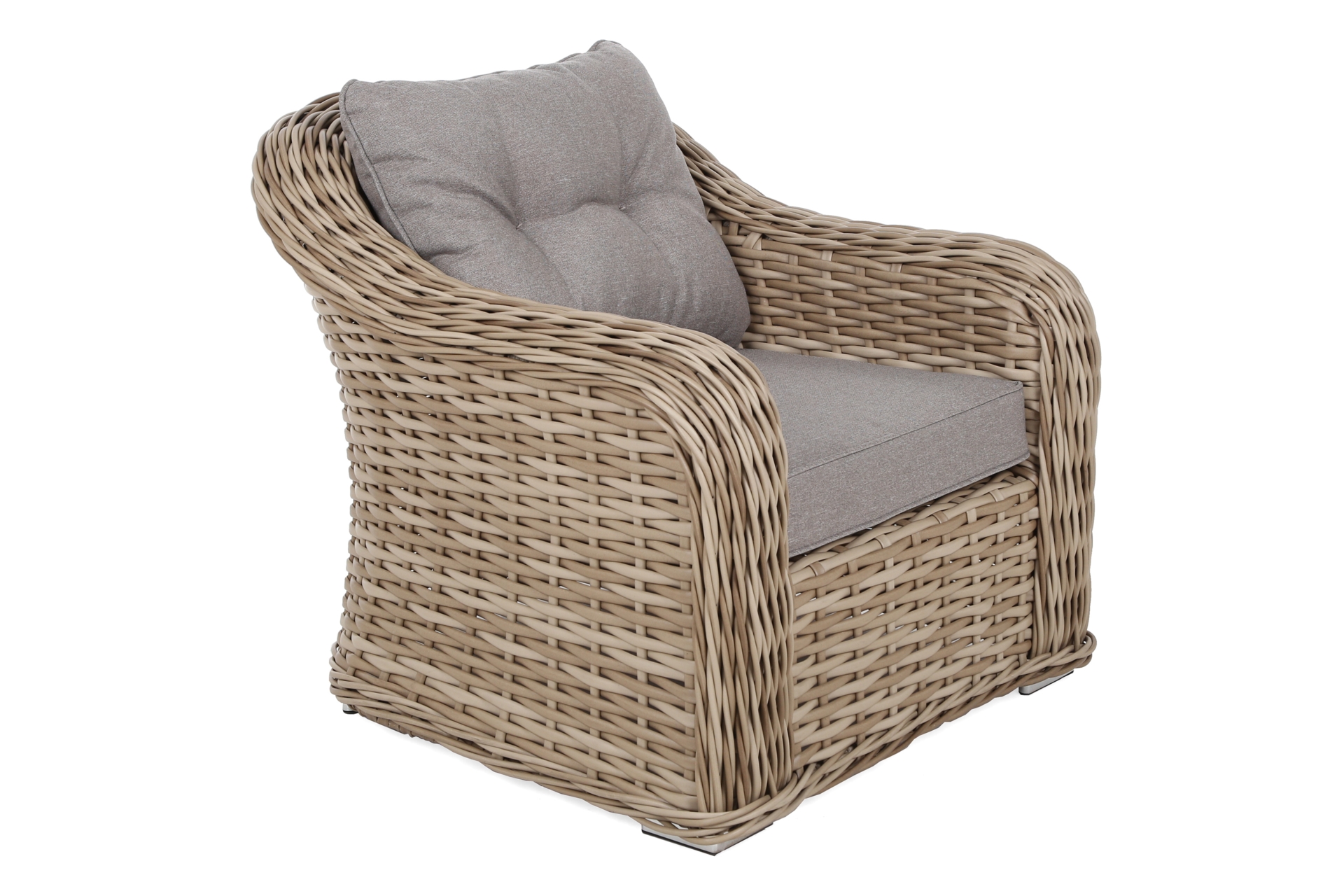 Narożny zestaw mebli ogrodowych Foggia Comfort Beige / Beige Melange