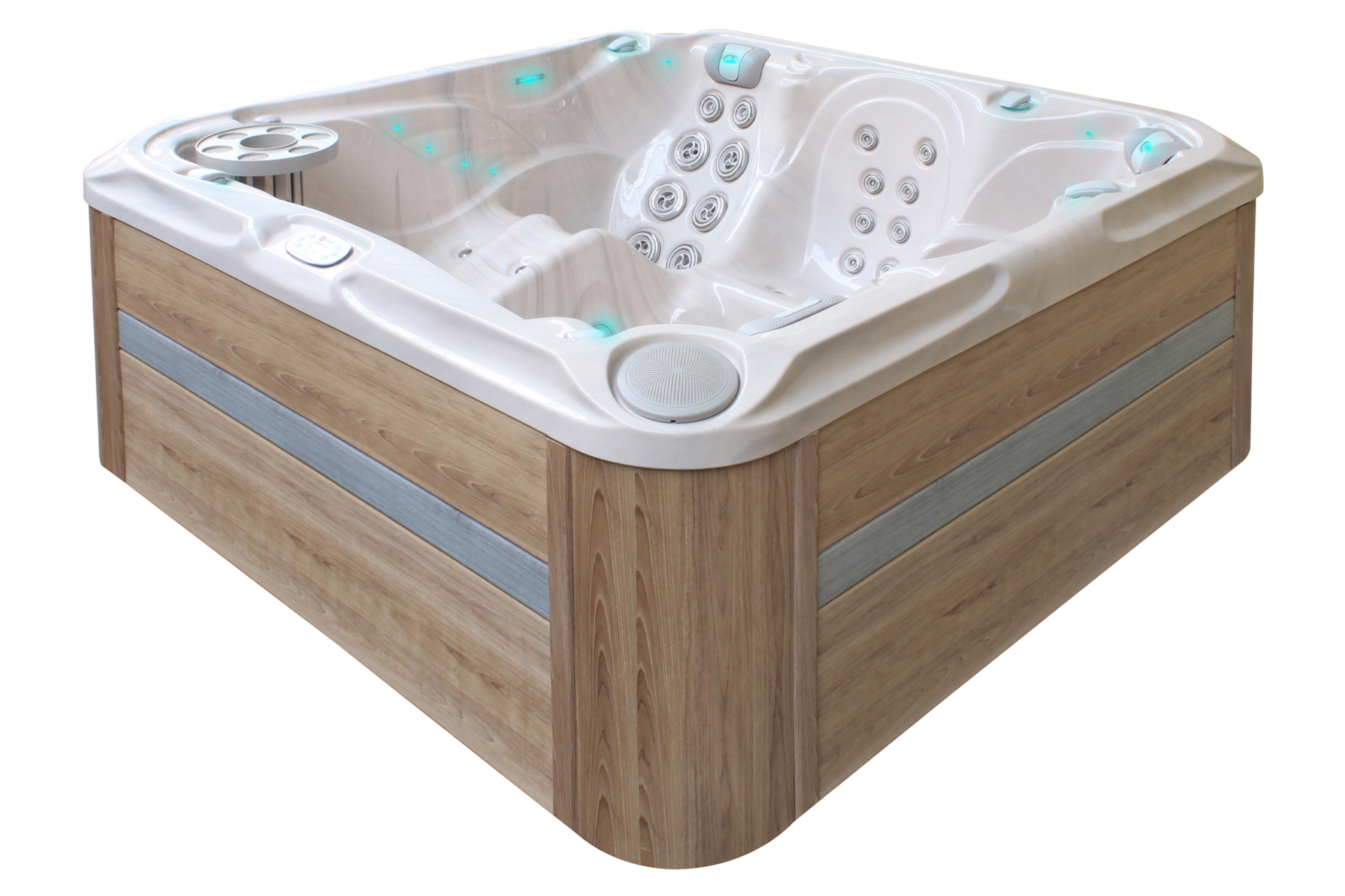 Wanna ogrodowa z hydromasażem Aquess Delight 5202 5-osobowa