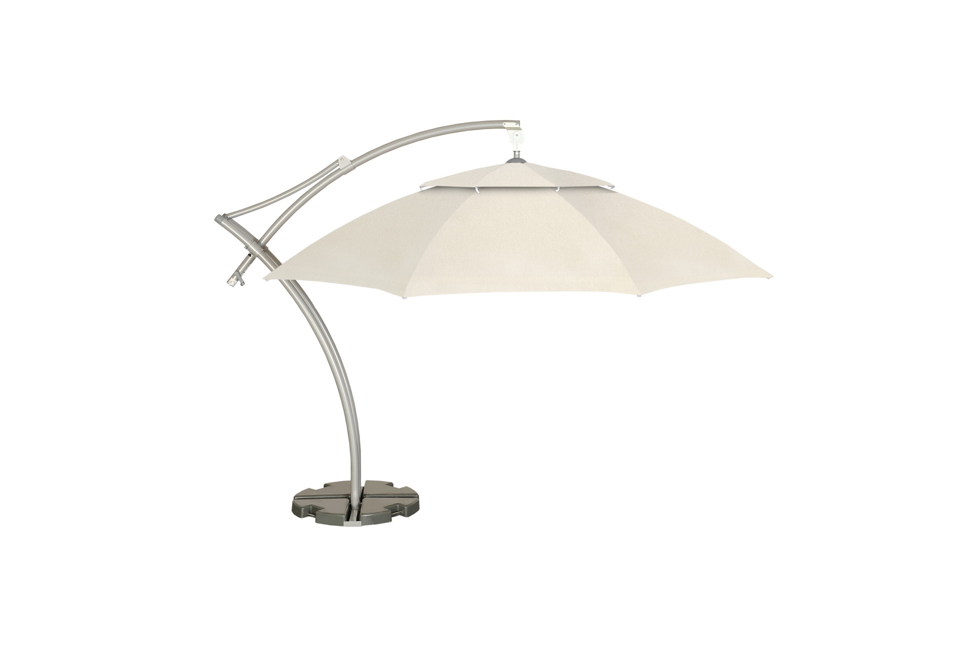 Parasol ogrodowy Litex Garden Ibiza 420 cm naturalny