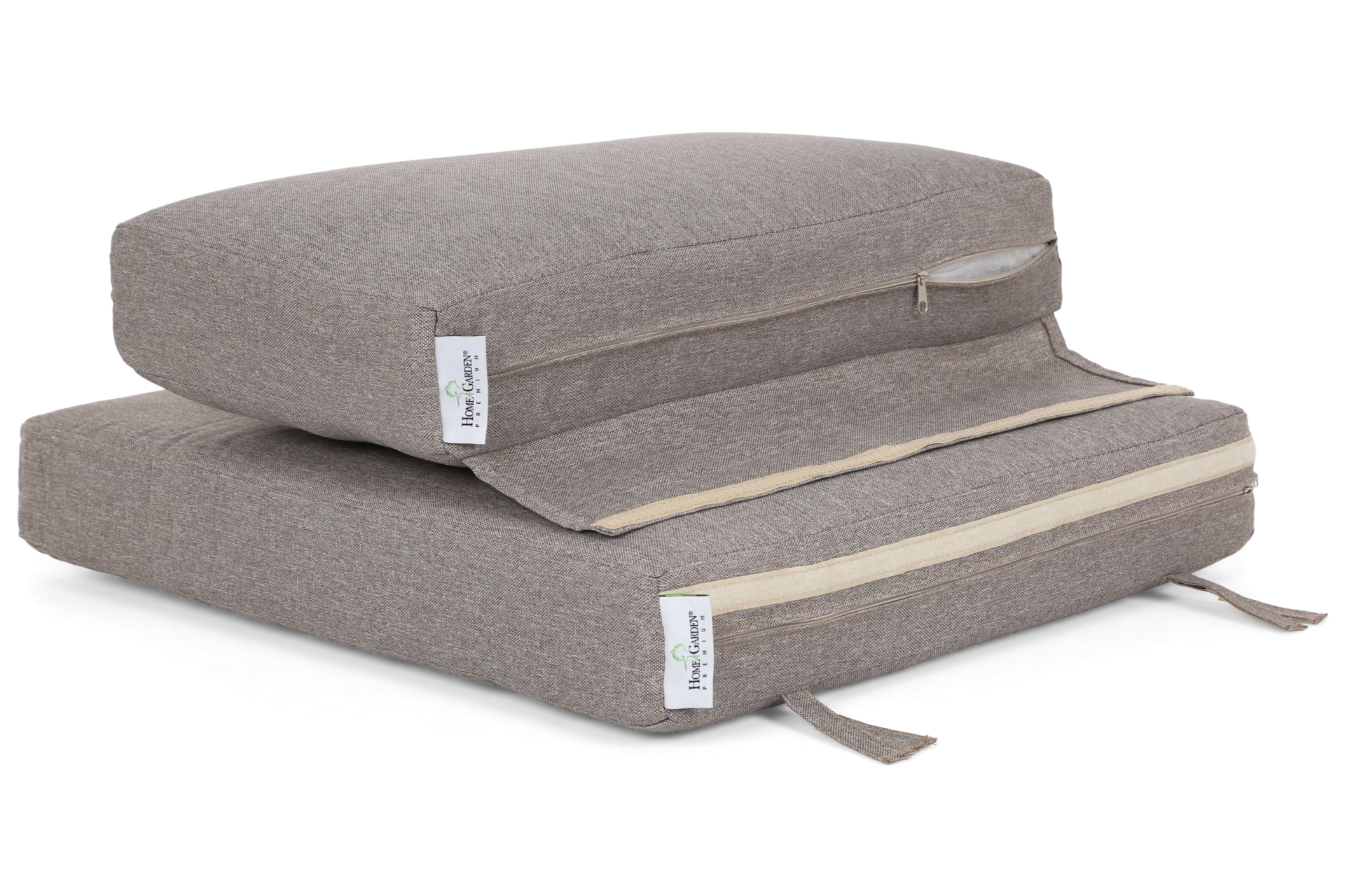 Narożne meble ogrodowe aluminiowe Galapagos Grey / Taupe