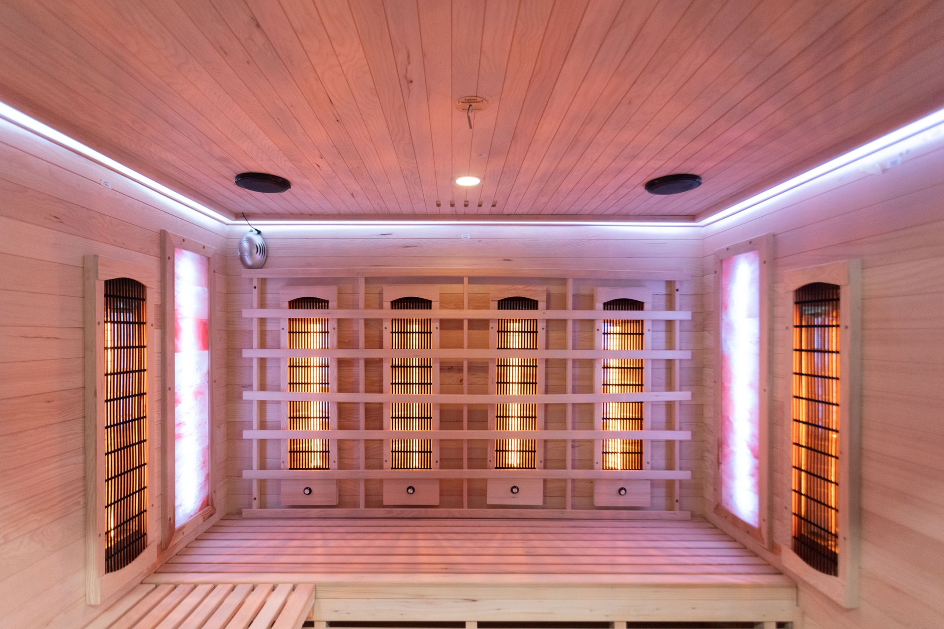 Sauna infrared Nordum Solea 4-osobowa Smart brązowa