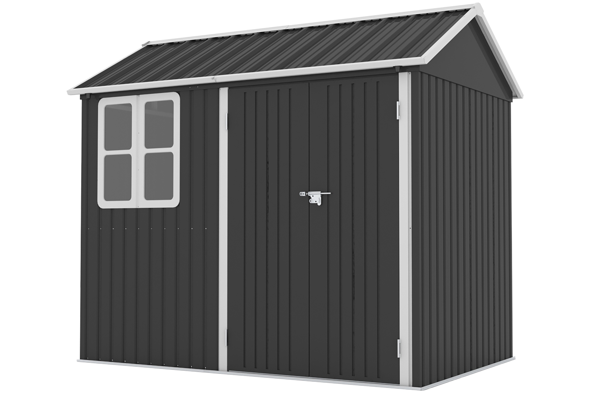 Domek narzędziowy z oknem Randers 253 x 175 cm Domek narzędziowy Randers 253 x 175 cm Grey