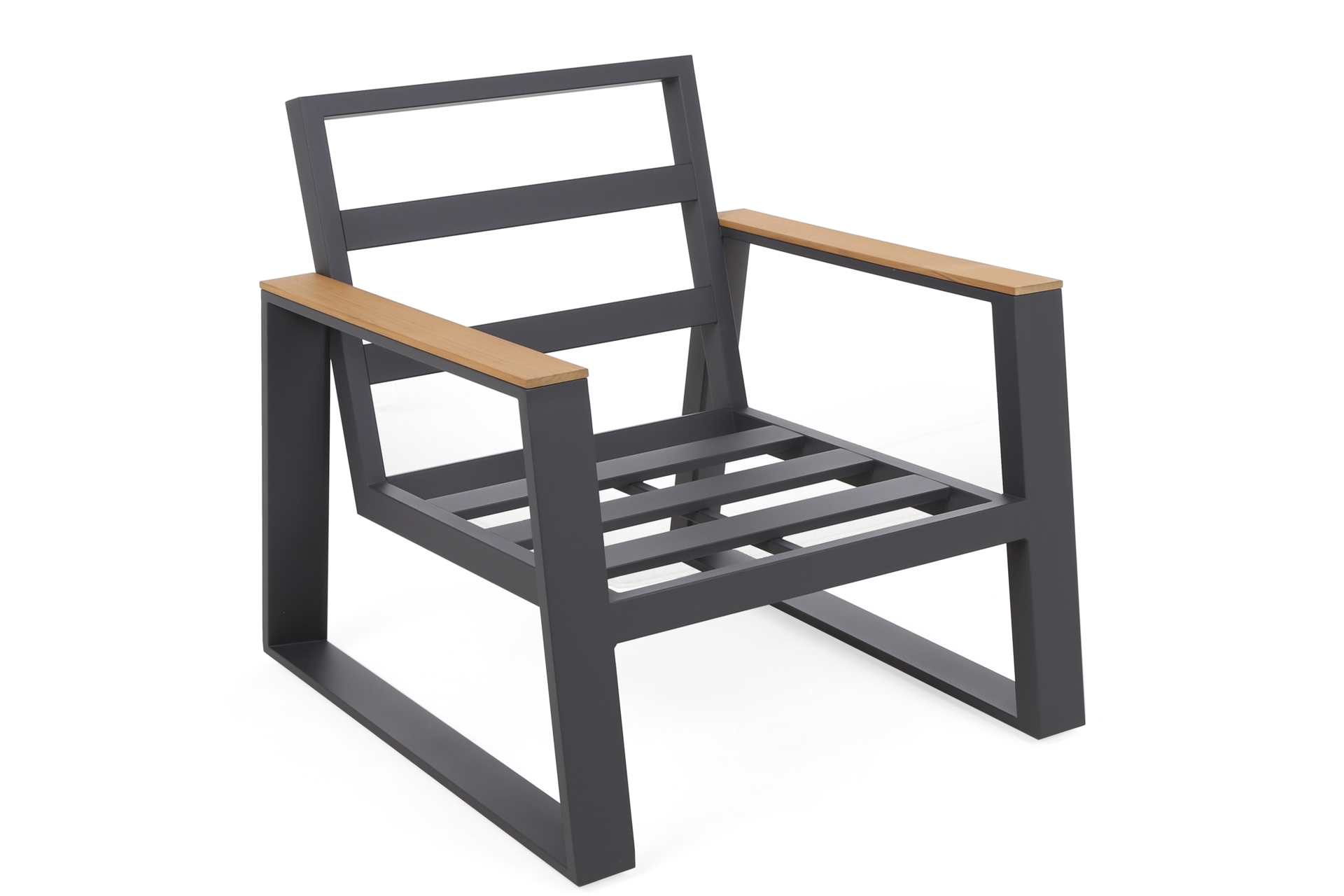 Meble ogrodowe aluminiowe Rimini Dark Grey / Beige Melange