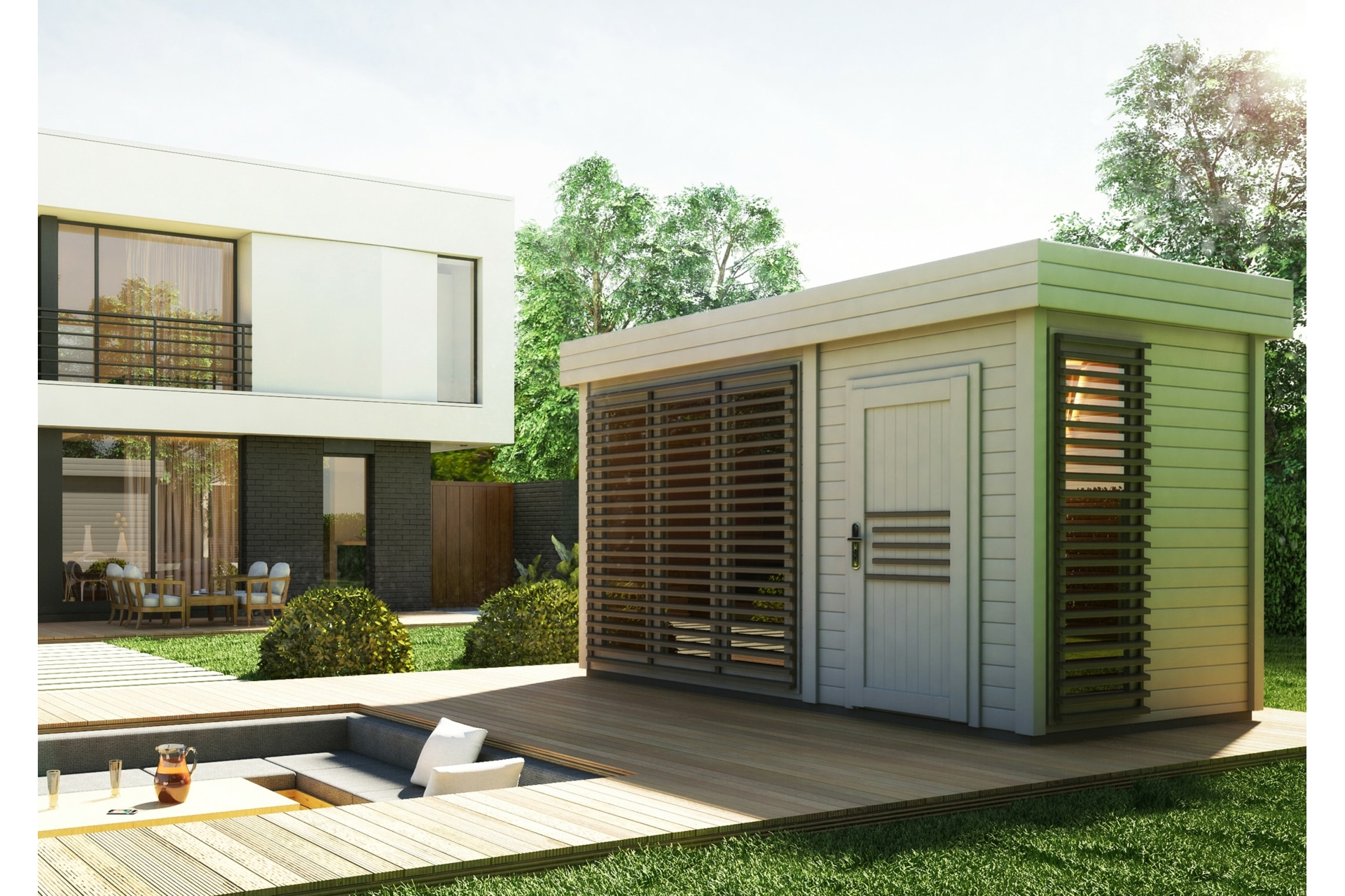 Sauna fińska zewnętrzna Azalia Sauna fińska zewnętrzna Megiw Azalia