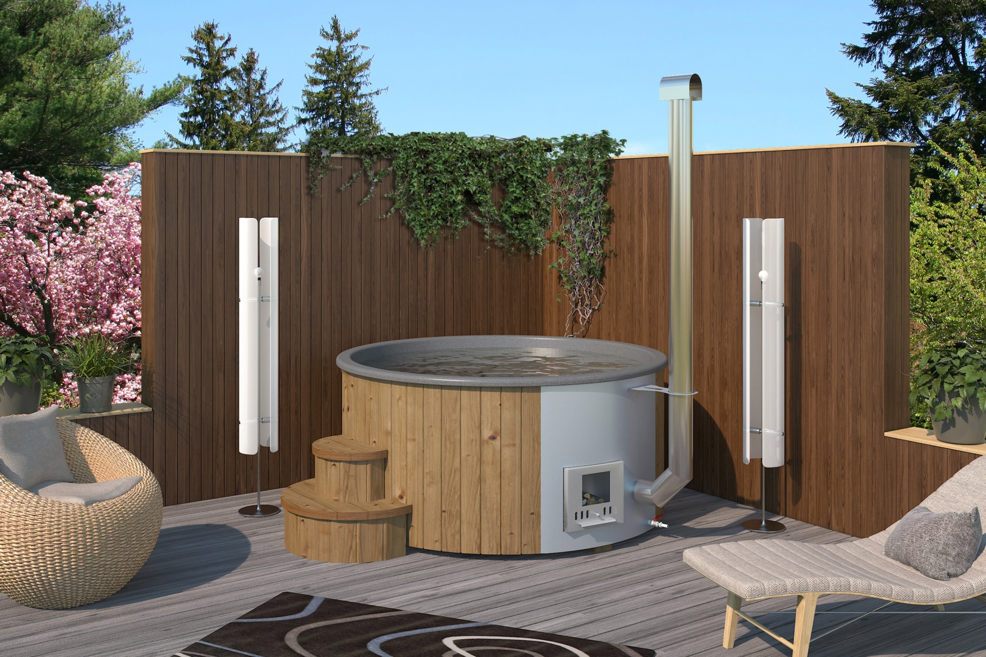 Balia ogrodowa z piecem Lux Hot Tub 200 Balia ogrodowa Lux Hot Tub 200