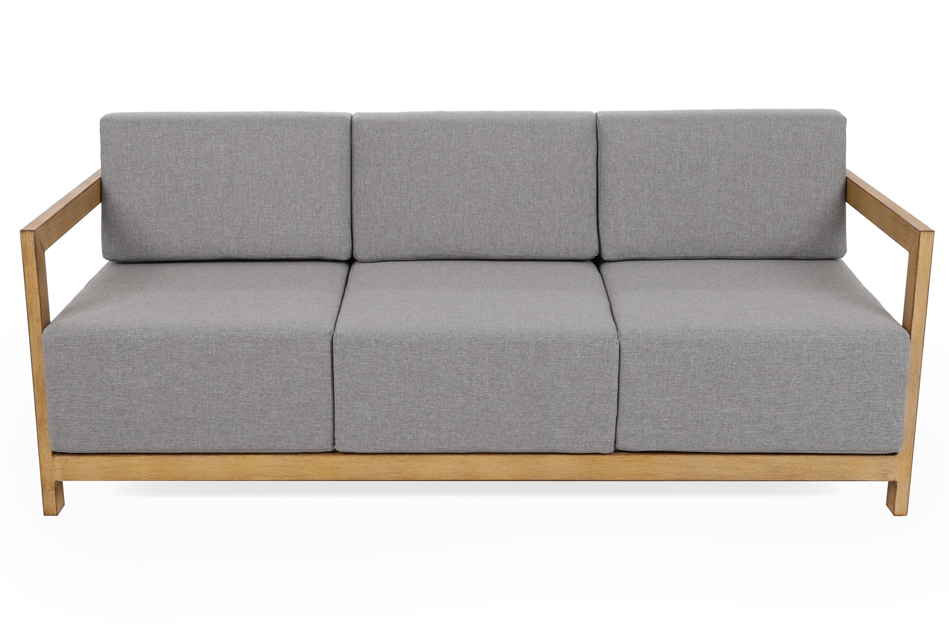 Meble ogrodowe aluminiowe Lyon Teak / Fog Grey