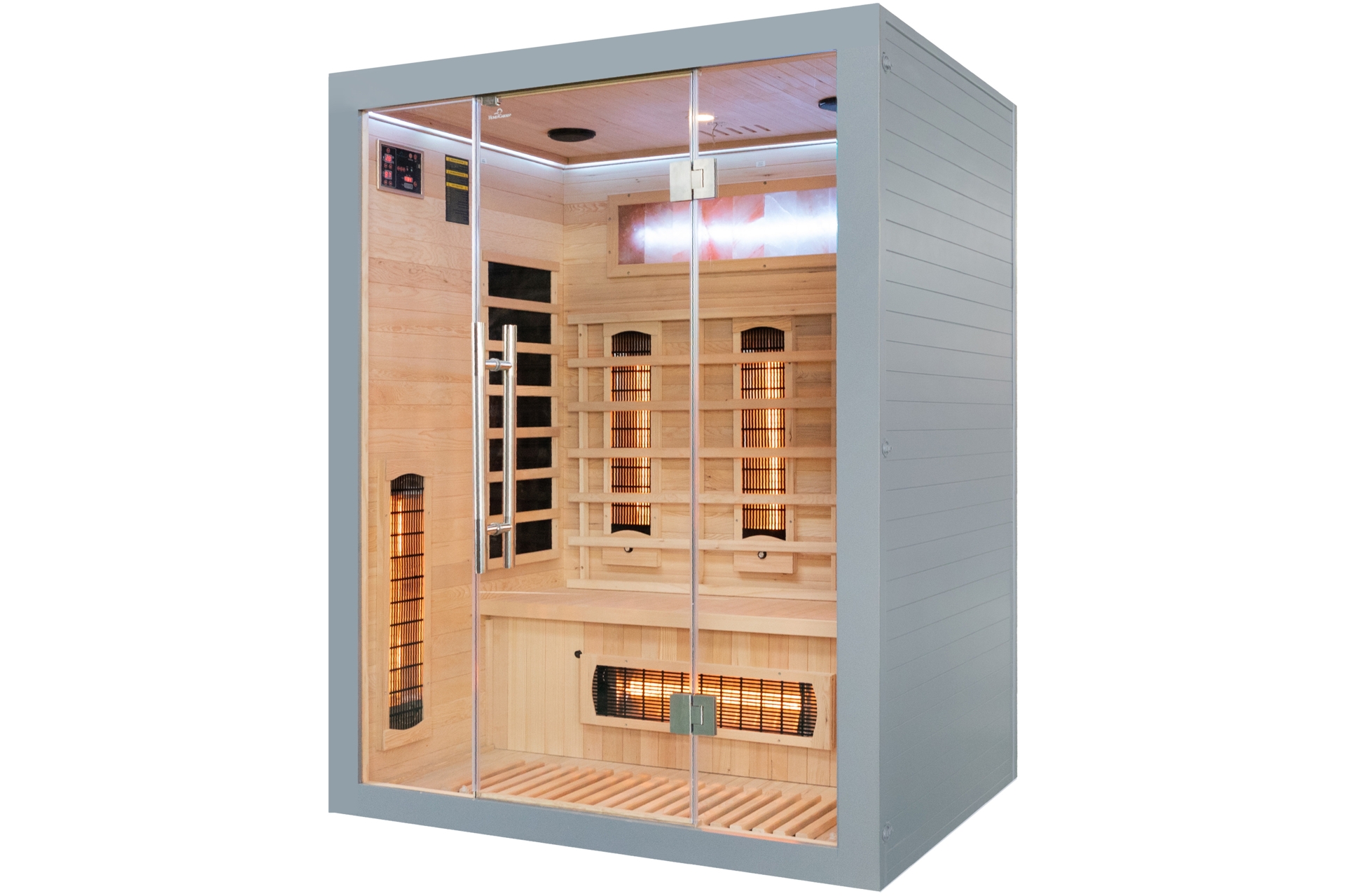 Sauna infrared Nordum Solea 3-osobowa szara