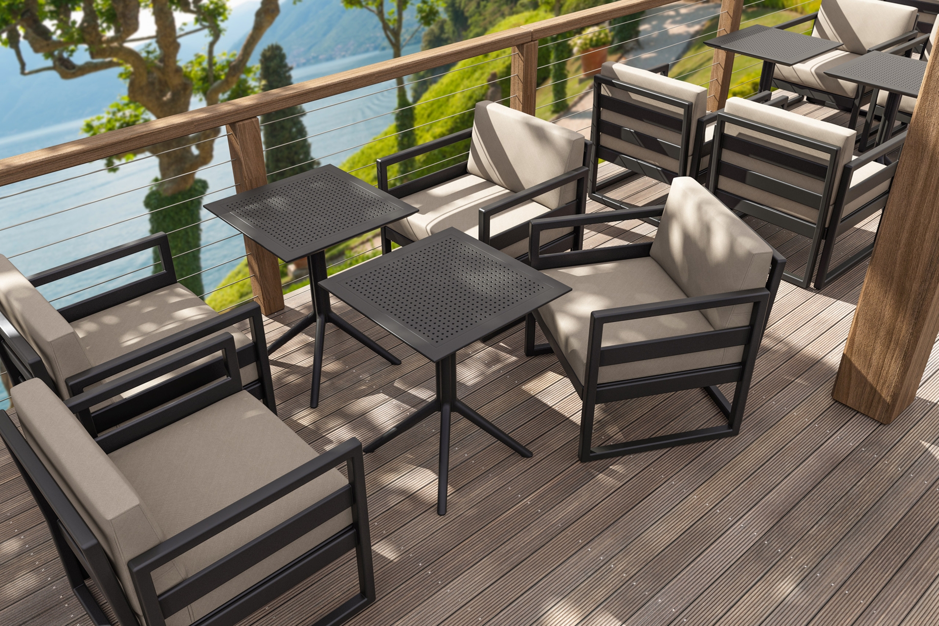 Stół Siesta Sky Folding Black