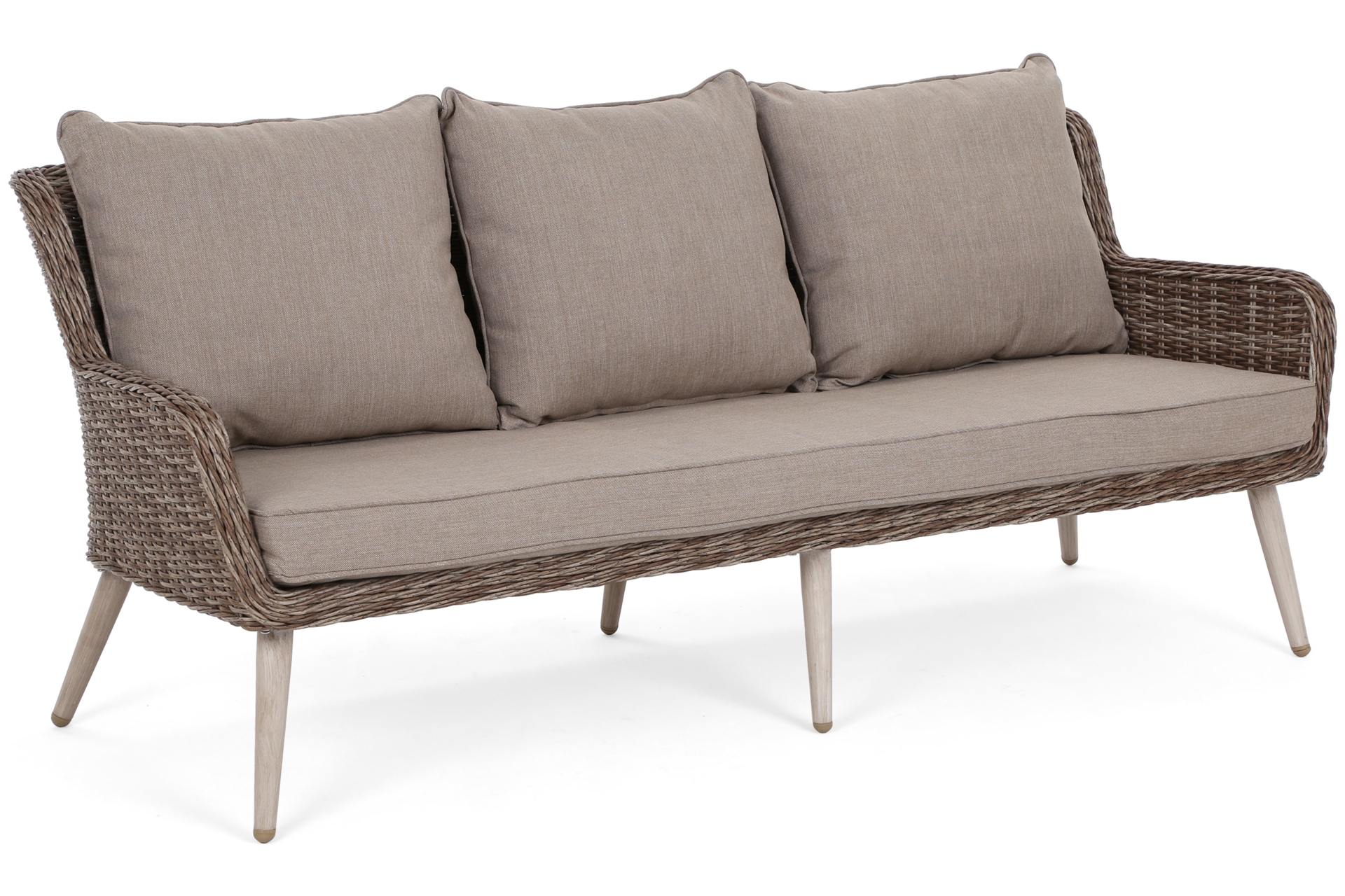 Meble ogrodowe technorattanowe Almeria Ginger / Brown Melange