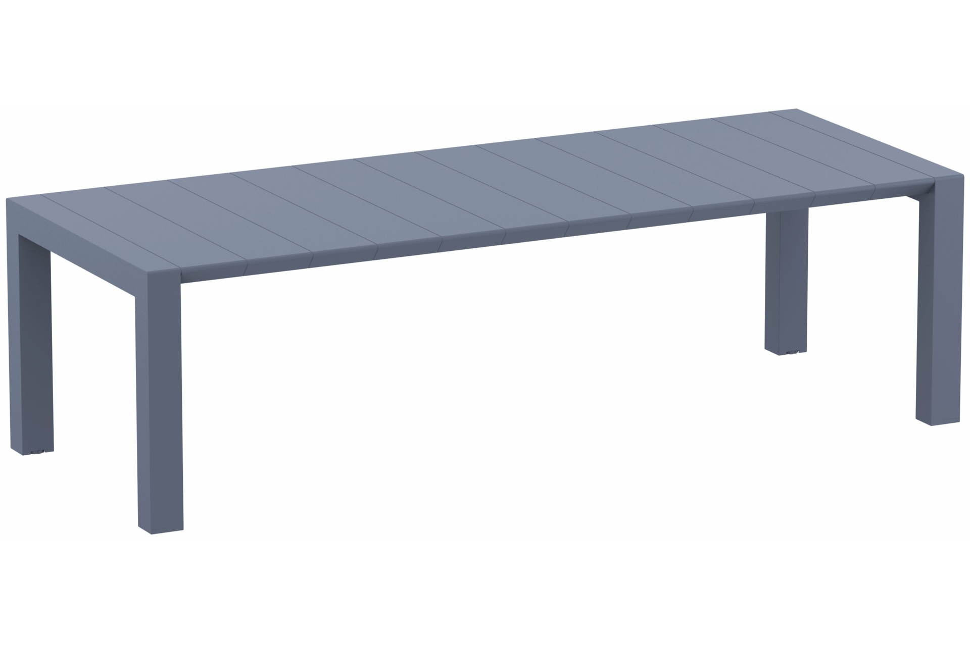 Stół Siesta Vegas 260+40 cm Dark Grey