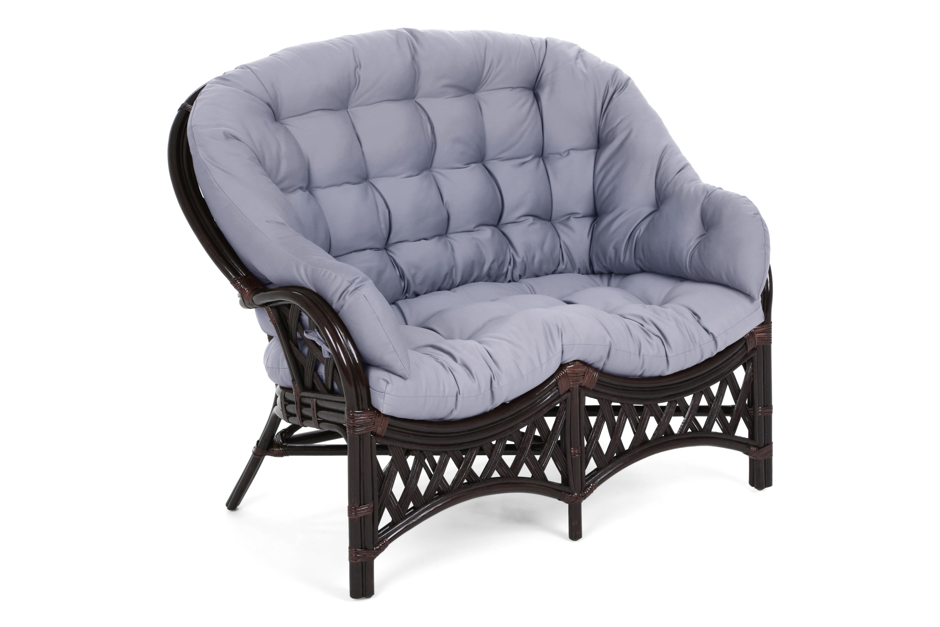 Meble ogrodowe rattanowe Diego Brown / Grey 3+1