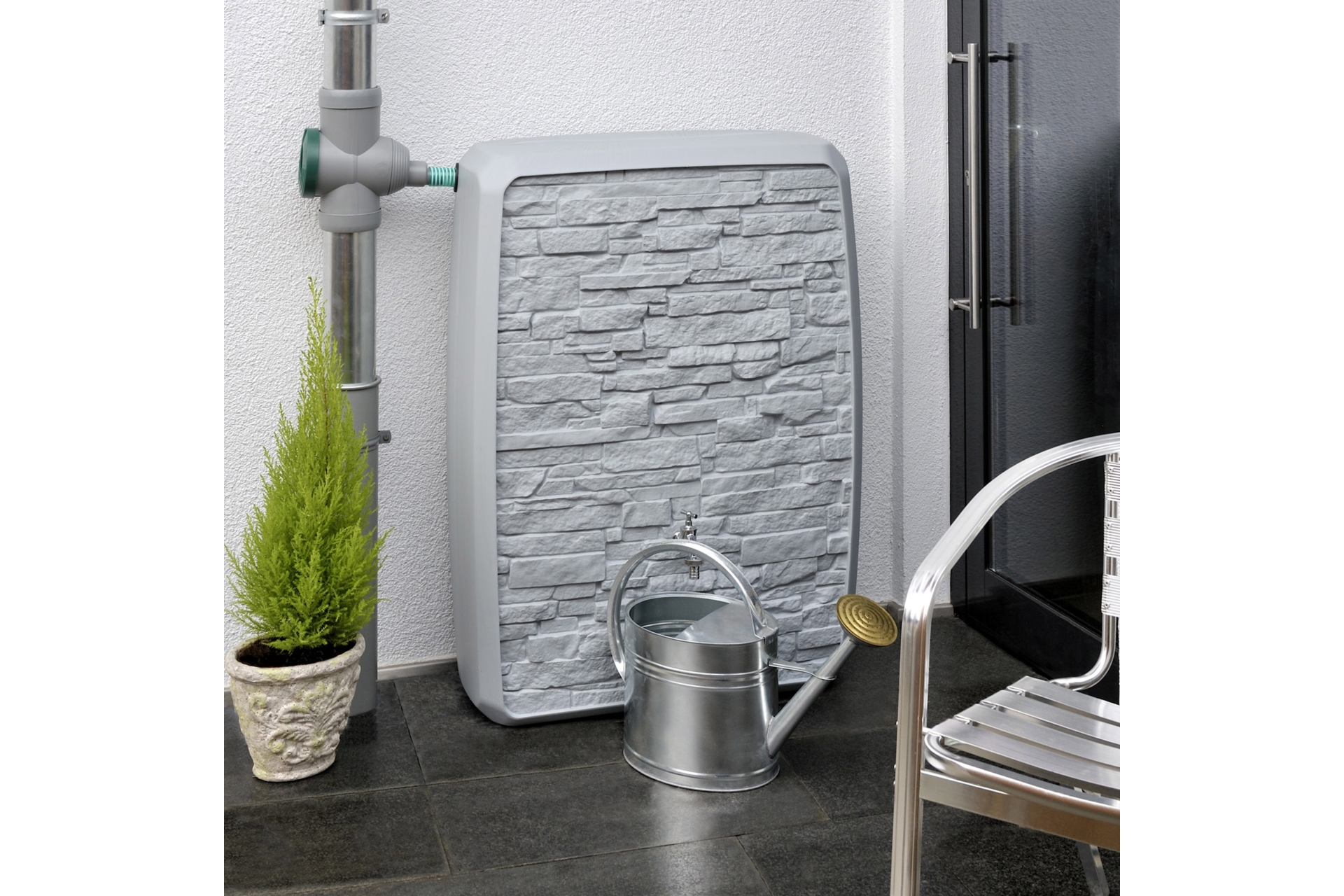 Zbiornik na deszczówkę MPI Multitank 250 l szary