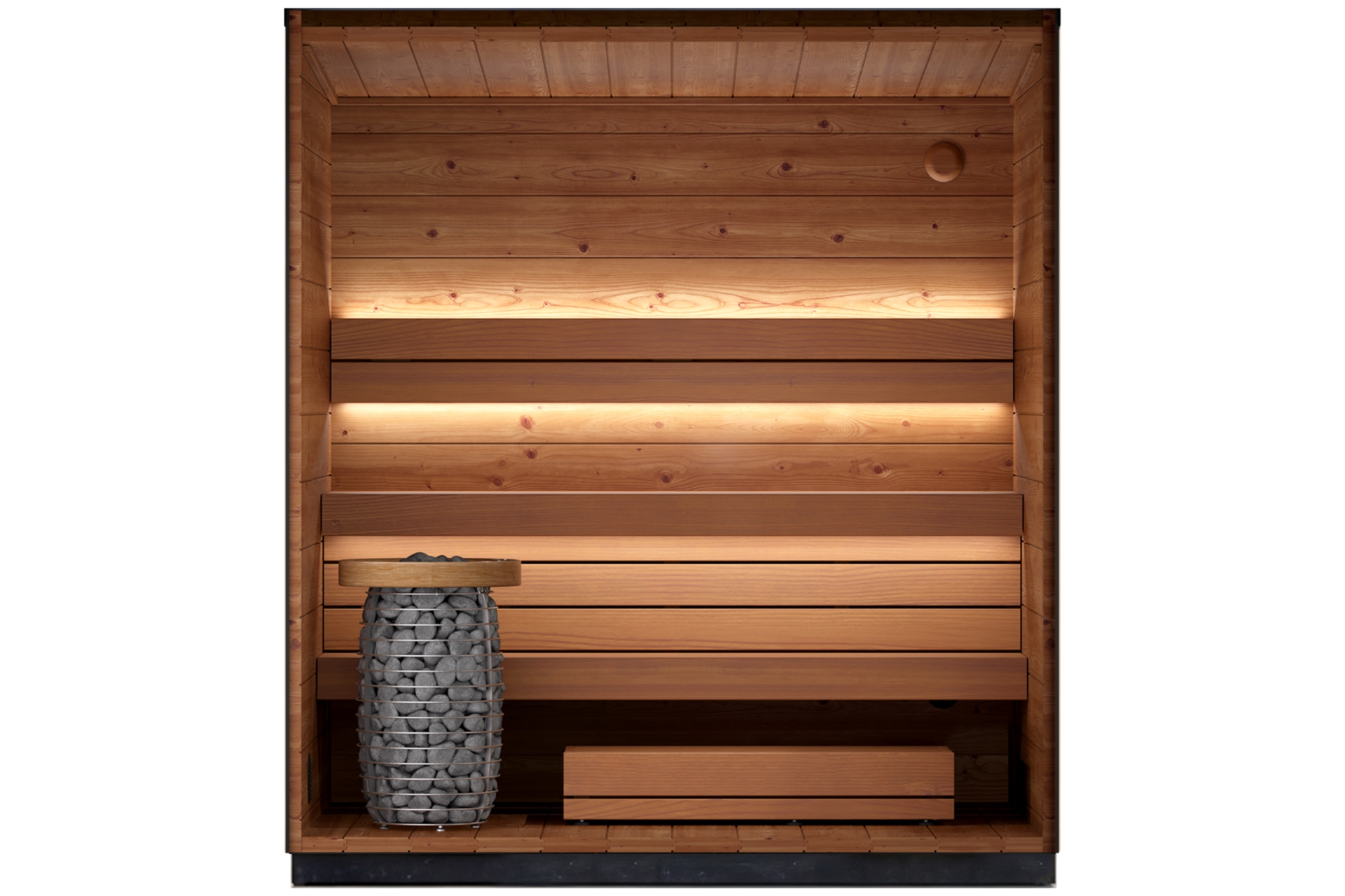 Sauna fińska zewnętrzna Leil® Saunas Viva 210 3-osobowa