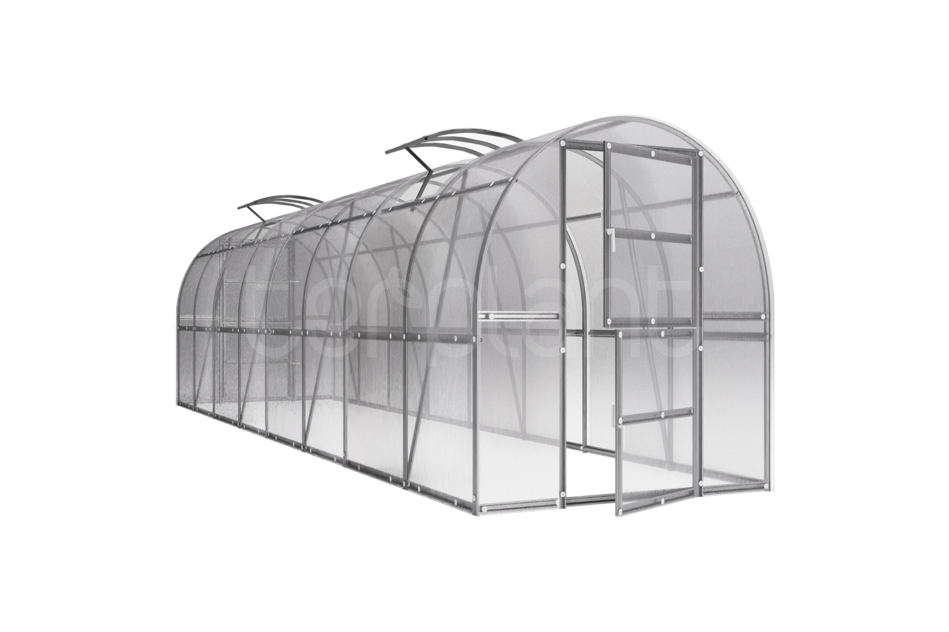 Szklarnia ogrodowa z poliwęglanu Terplant Comfort 2x10 m